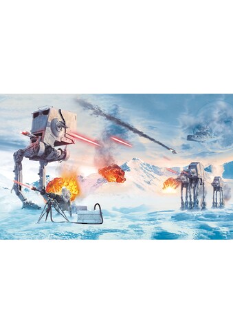 Fototapete »Vlies Fototapete - Star Wars Hoth Showdown- Größe 400 x 250 cm«, bedruckt