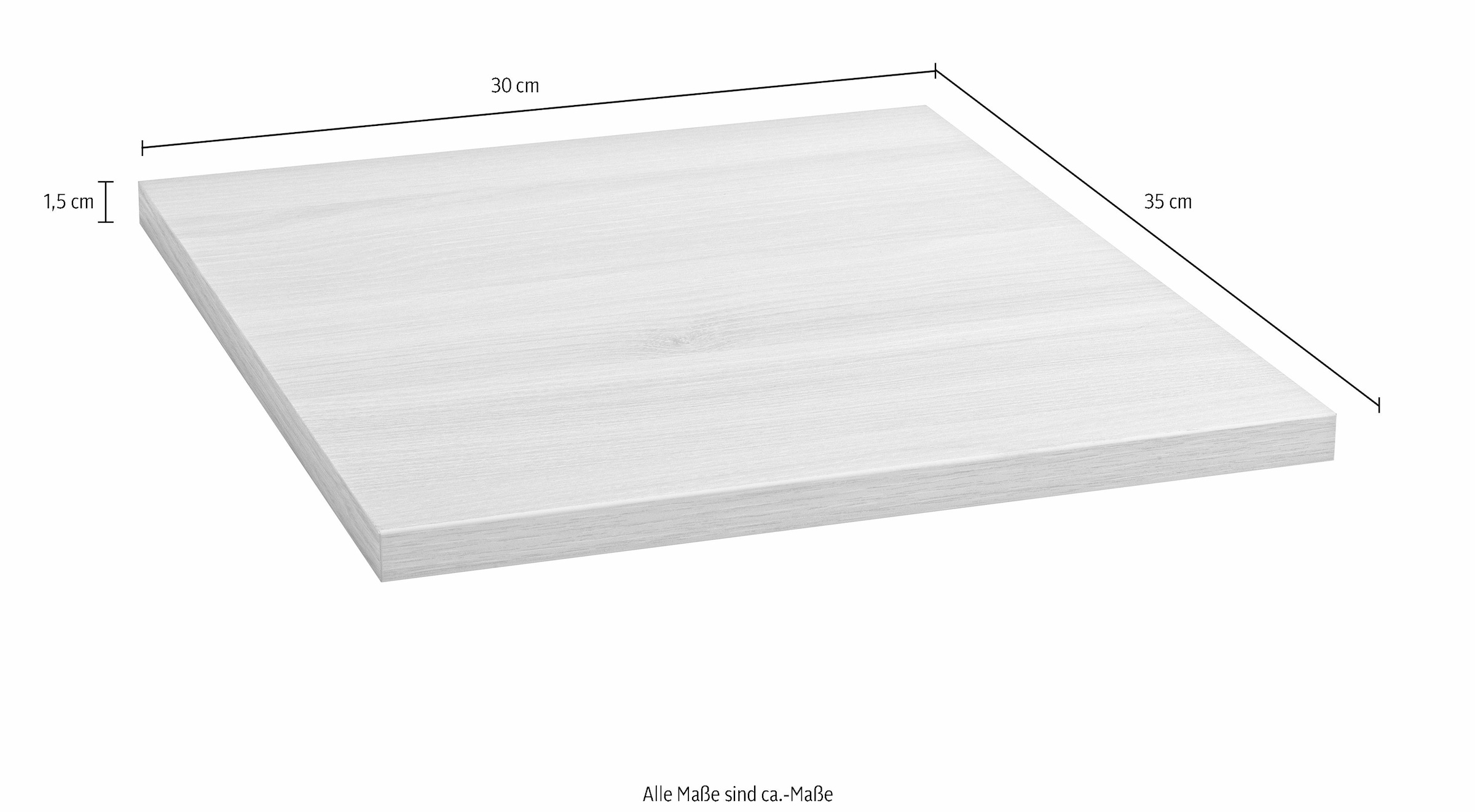 OPTIFIT Abdeckplatte »Napoli«, Breite 30 cm