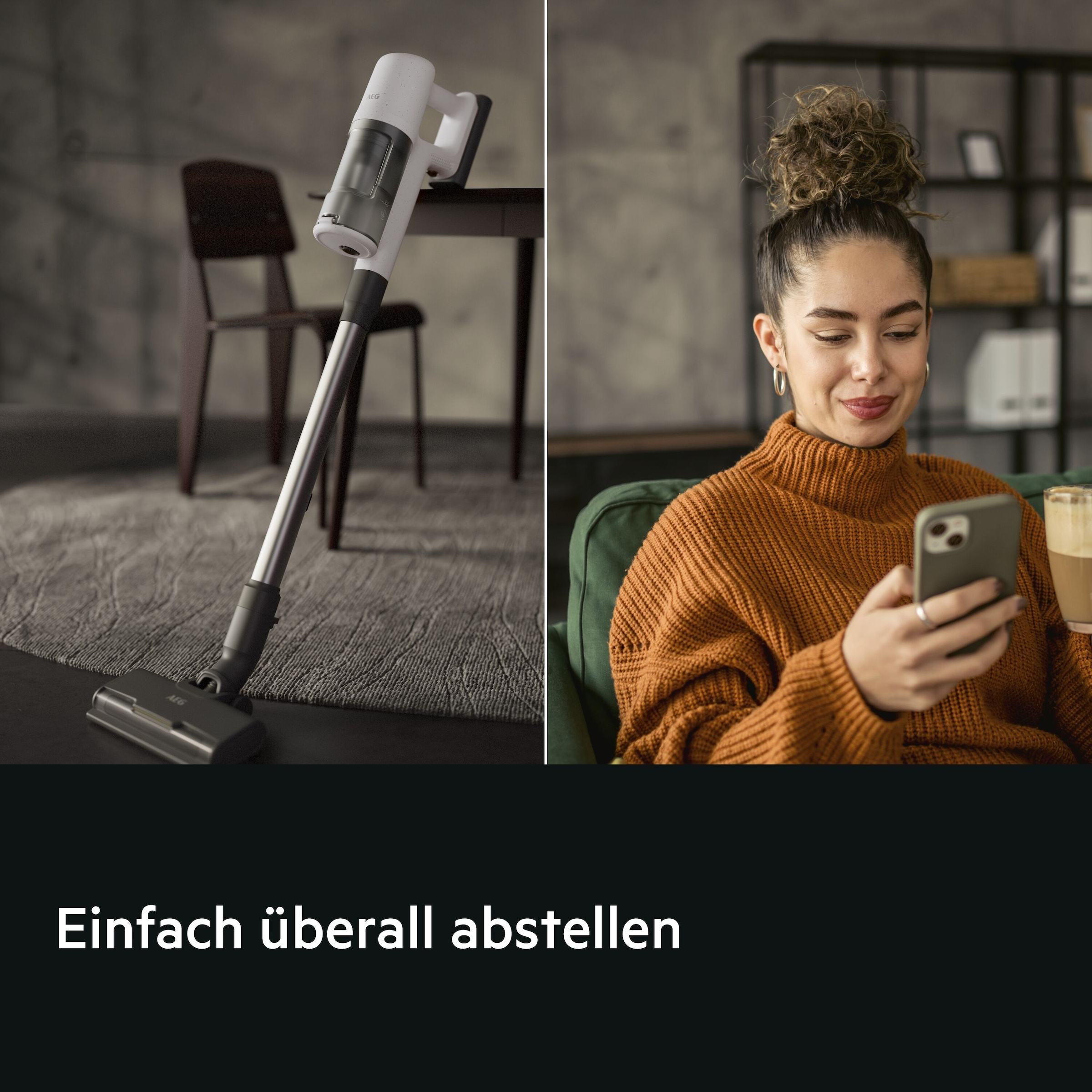 AEG Akku-Hand-und Stielstaubsauger »6000 AKKU-STAUBSAUGER (AP61HB21SH)« sehr leicht 2,5 kg, 53 % Recyclingmaterial, bis zu 50 Min. Laufzeit