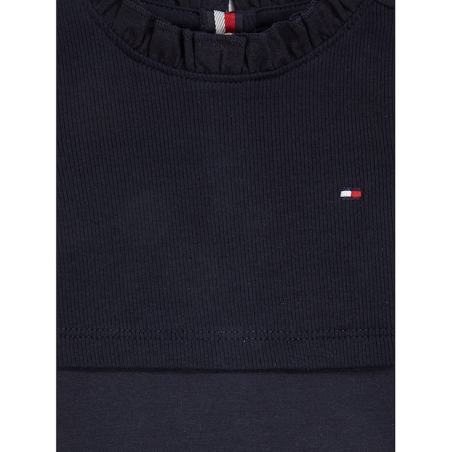 Tommy Hilfiger Jerseykleid »BABY FLAG DRESS S/S«, mit Rippenstrick online  bei OTTO
