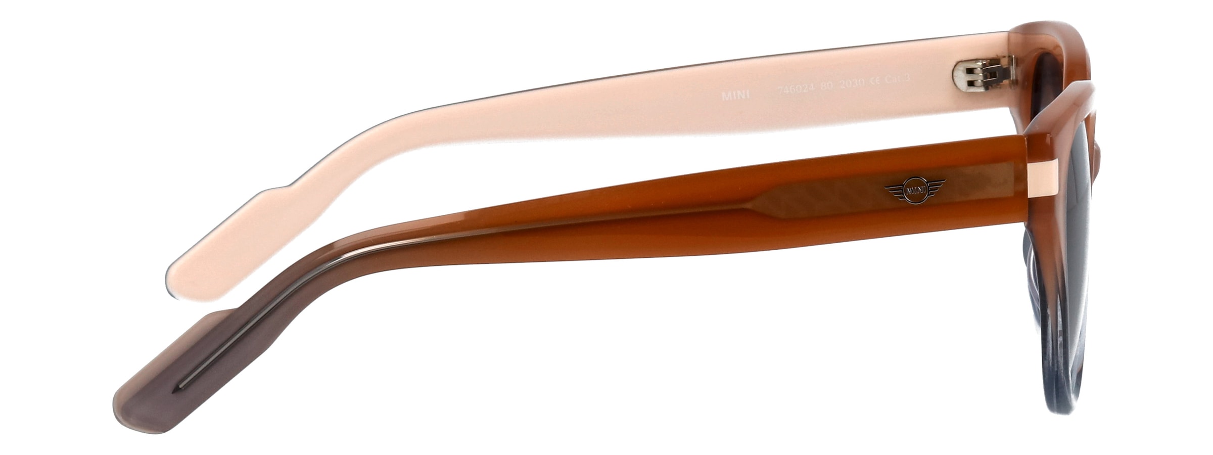 MINI EYEWEAR Sonnenbrille »746024«, Form Panto, MINI Wing Logo auf Bügel und Glas, adc uv 400