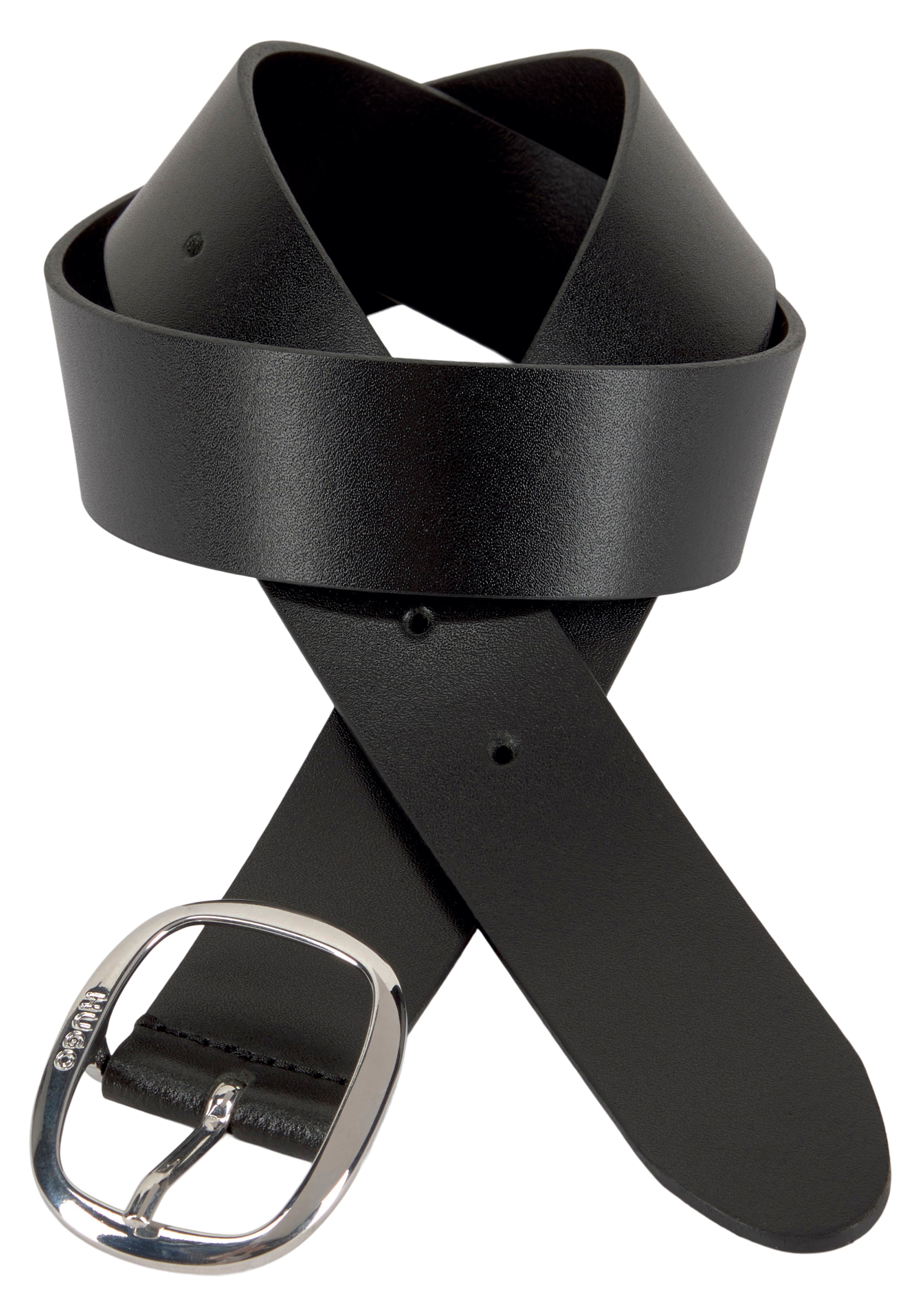 HUGO Ledergürtel »Cami-St_Sz35«, mit HUGO Logoprägung OTTO kaufen der Schliesse auf im Online Shop