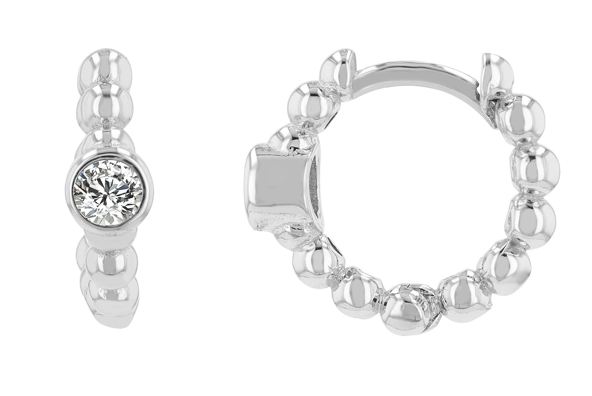 Adelia´s Paar Creolen »Damen Ohrringe ¿ Creole aus 925 Silber«