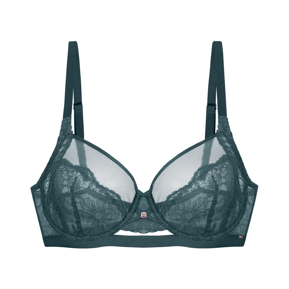 Dorina Bügel-BH »Jemma« feminin, nicht gefüttert, elastisch, florale Spitze