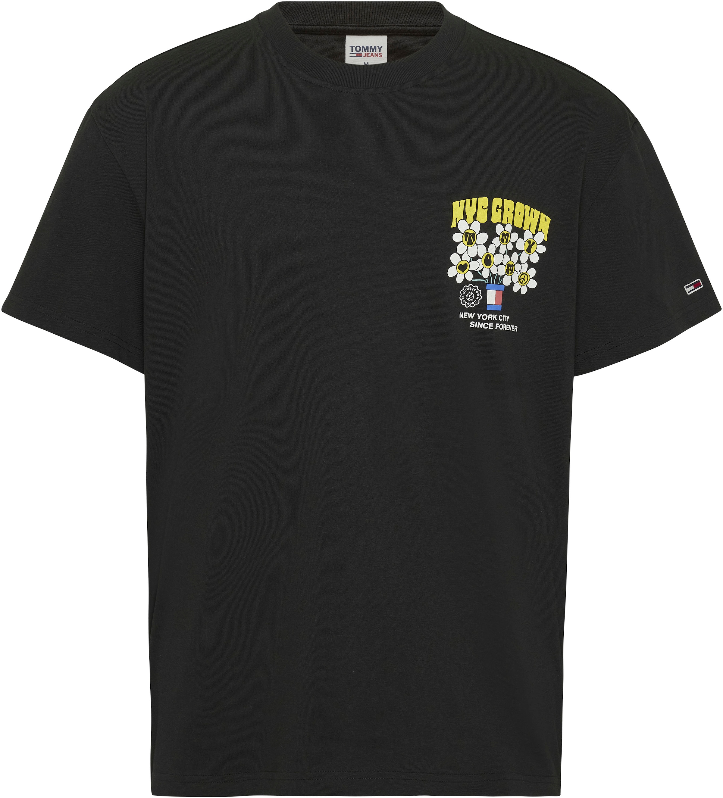 Tommy Jeans T-Shirt »TJM HOMEGROWN DAISY TEE«, mit großem Print auf dem Rücken