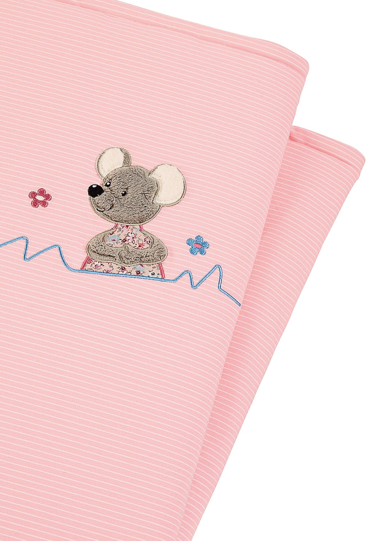 Sterntaler® Babydecke »Schmusedecke wattiert MAUS Mabel«