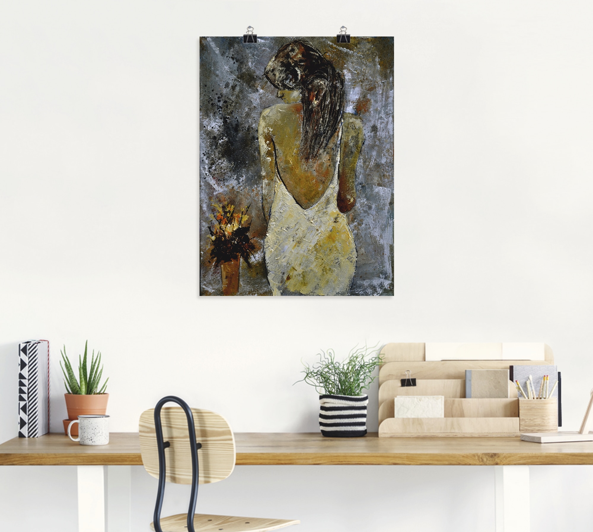 Artland Wandbild »Junge Frau«, Frau, versch. Leinwandbild, oder kaufen als Alubild, Größen in Wandaufkleber (1 Poster St.), OTTO online bei