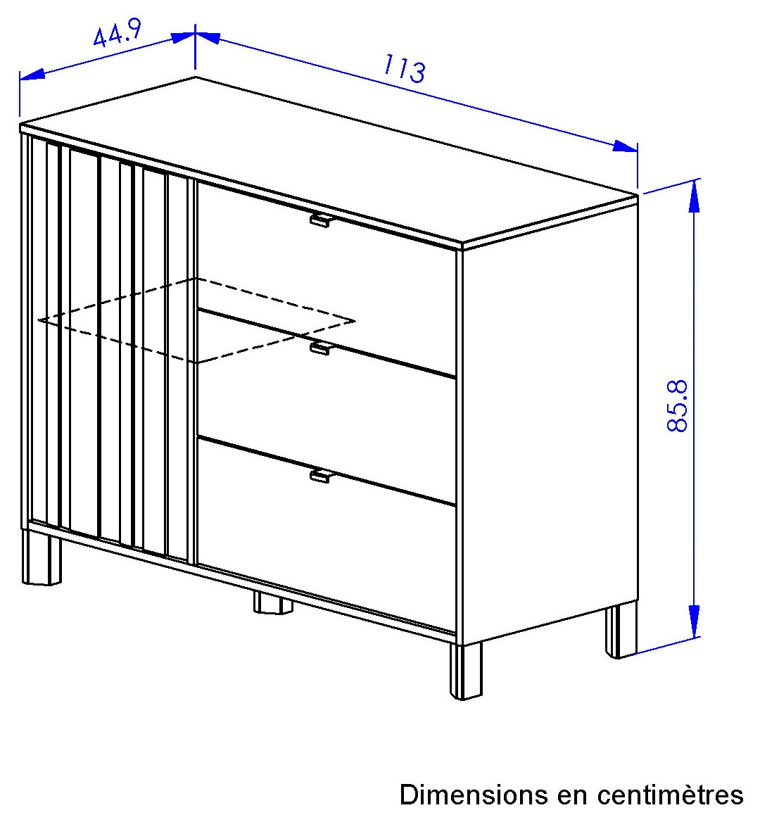 Gami Babyzimmer-Komplettset »SET N°3 CALYPSO« 6 Stk. tlg. Viel Stauraum für eine optimale Organisation.