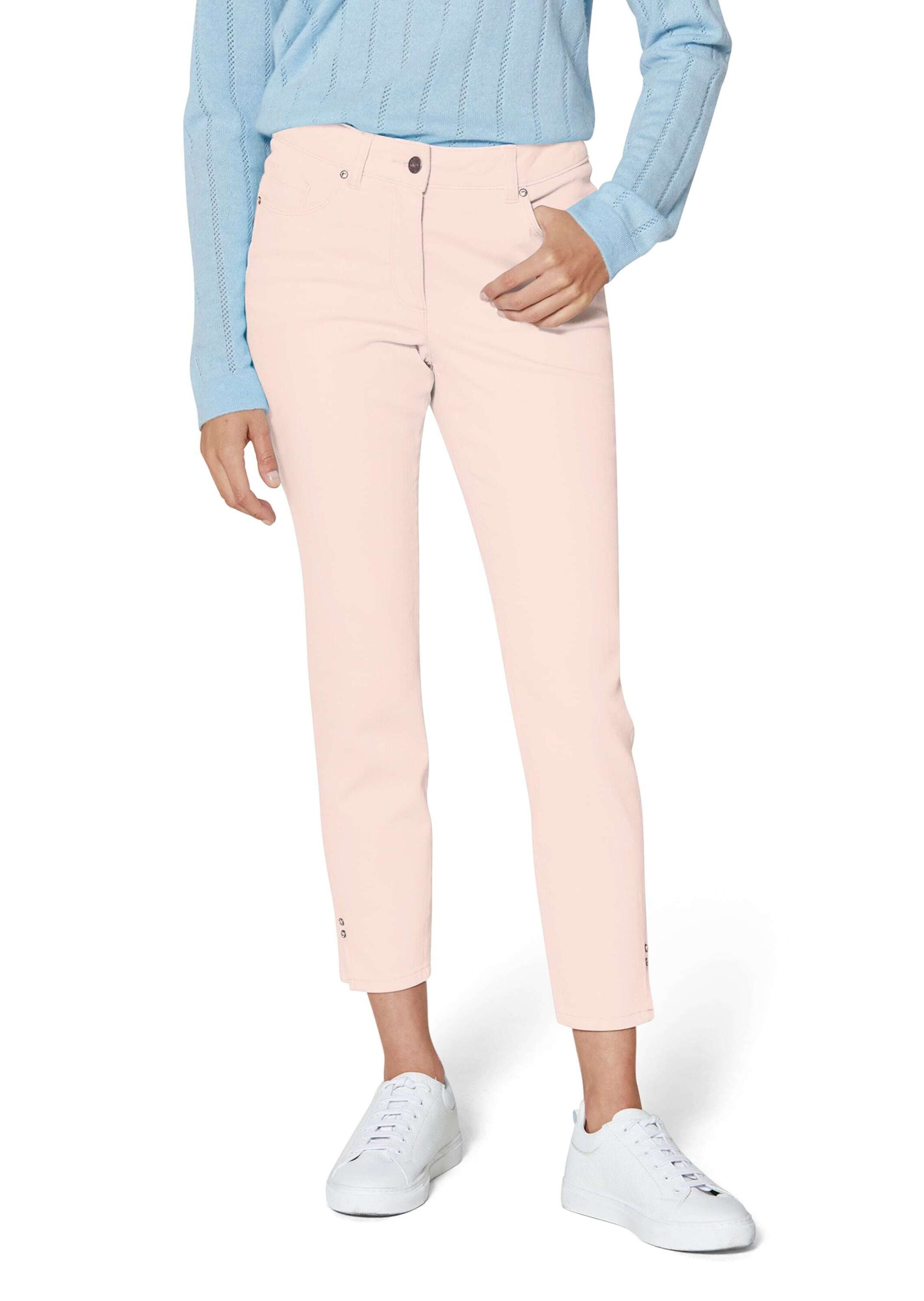 MADELEINE Regular-fit-Jeans »7/8 Jeans Schlanke 7/8-Jeans mit Strass-Dekoration«