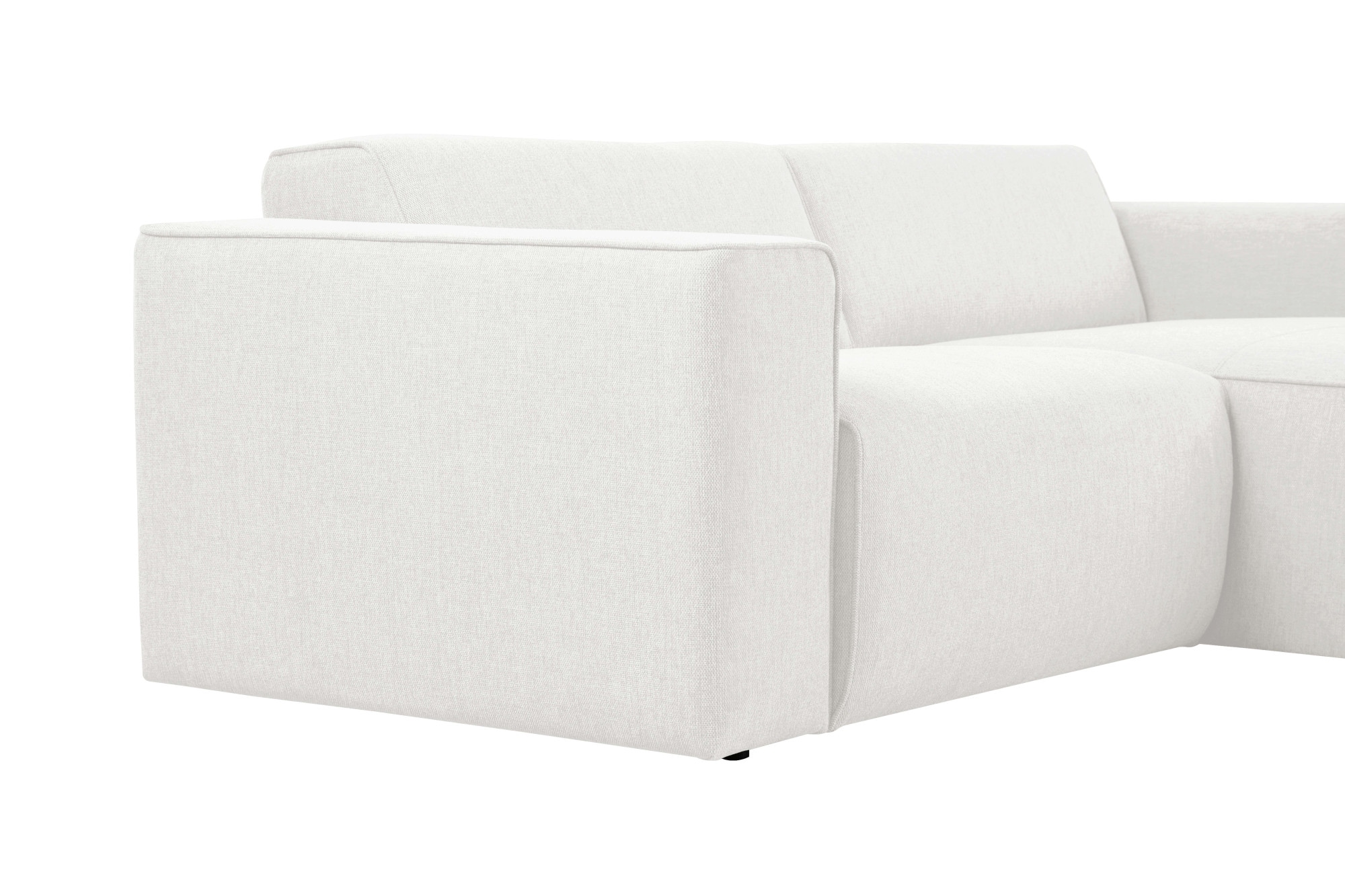 andas Ecksofa »Noord mit Kedernaht, Breite 234 cm«, mit Kedernaht, Breite 234 cm, Cord, Struktur, Webstoff