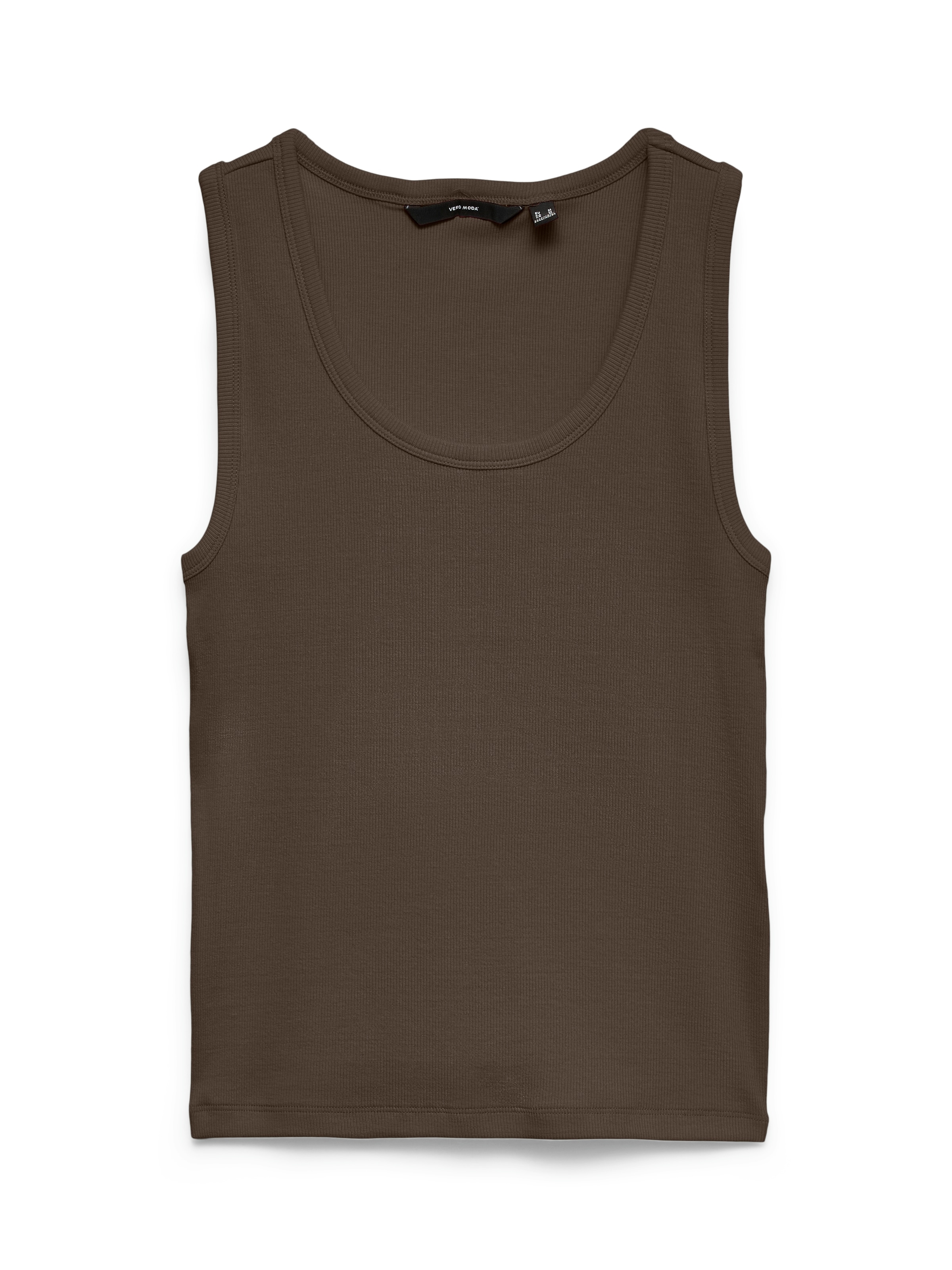 Vero Moda Tanktop »VMCHLOE SL SHORT TANK TOP NOOS« Baumwollmischung