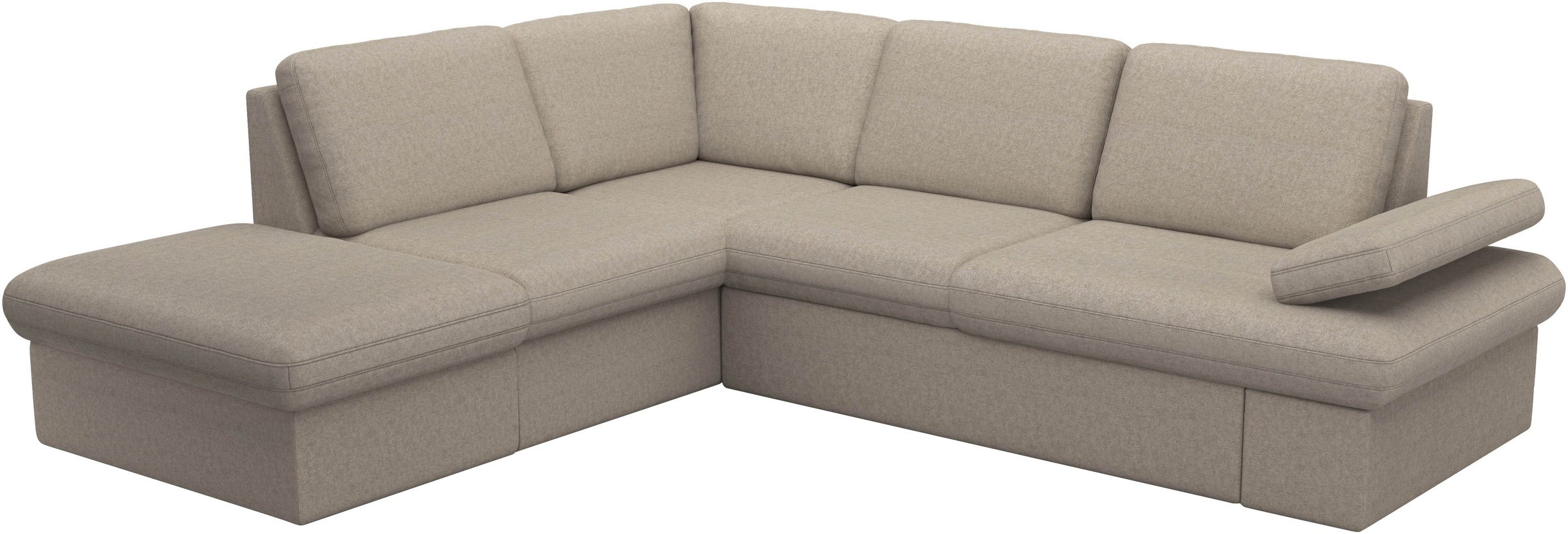 sit&more Ecksofa »Moreno«, mit Armteilverstellung,wahlweise mit Bettfunktion