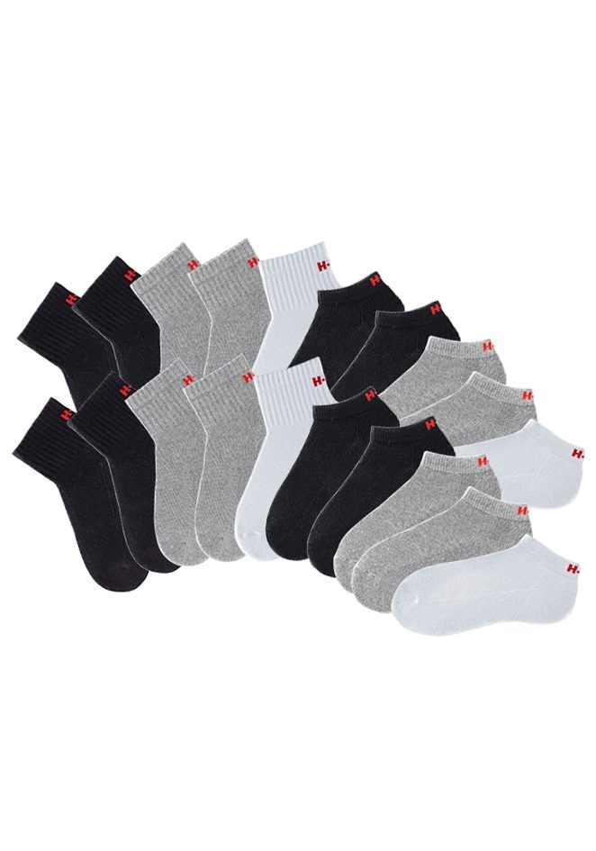 H.I.S Kurzsocken, (Set, 20 Paar), und Sneakersocken mit Frottee