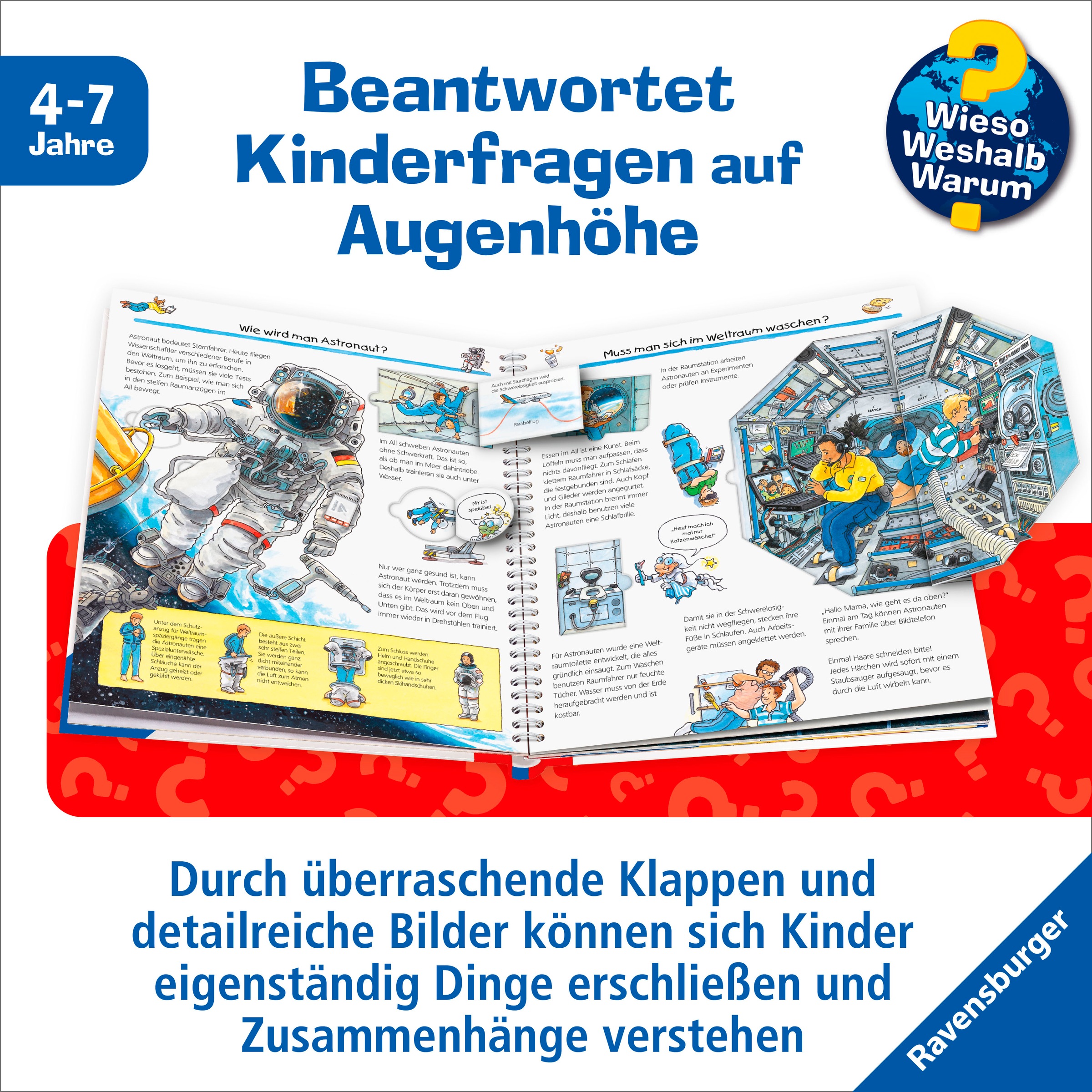 Ravensburger Buch »Wieso? Weshalb? Warum?, Band 32: Wir entdecken den Weltraum«