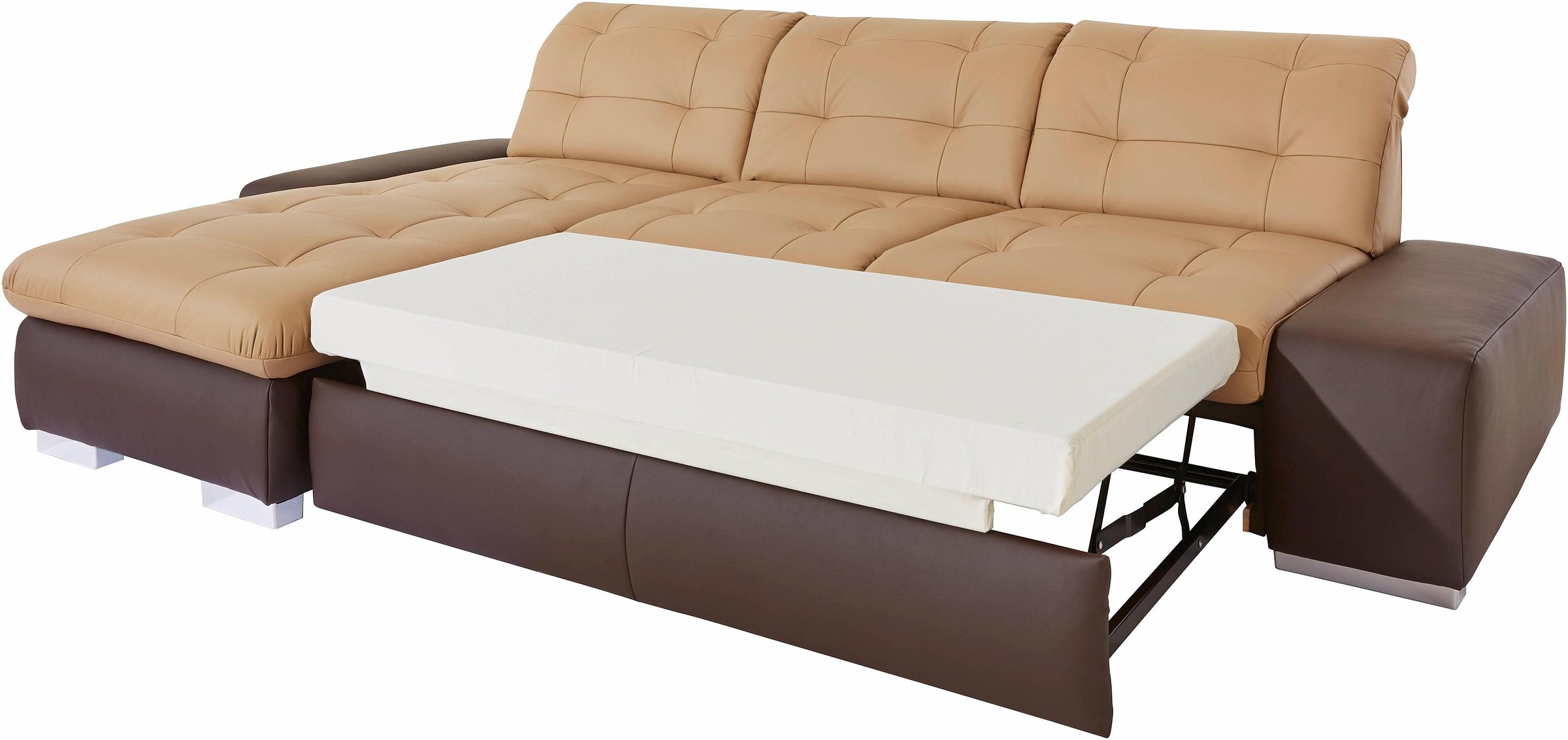 sit&more Ecksofa »Palomino L-Form«, wahlweise XL oder XXL und mit Bettfunktion