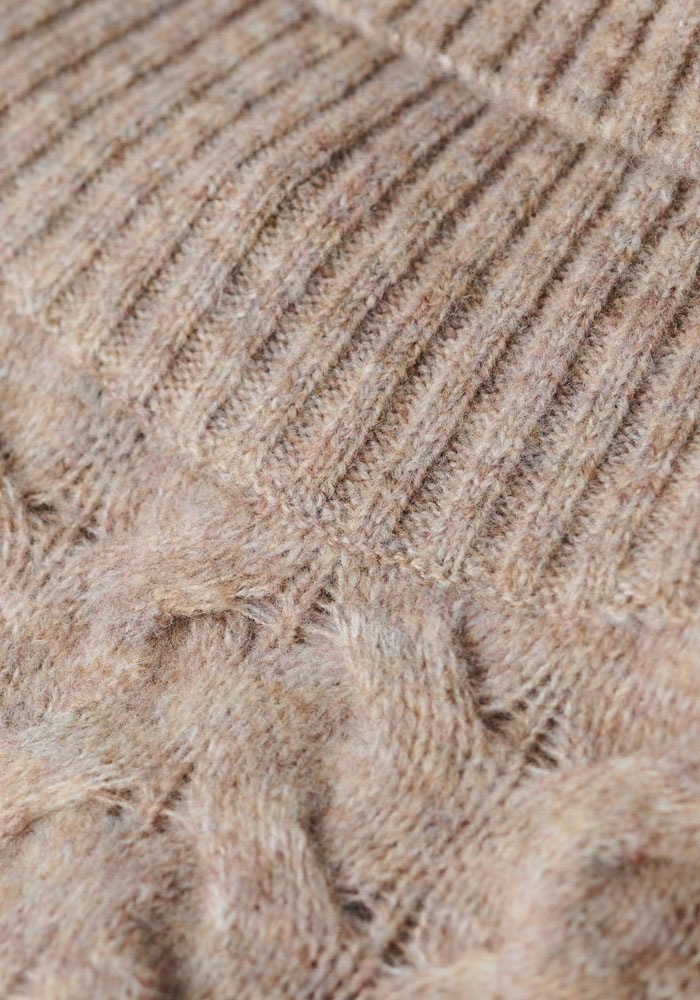 Superdry Strickpullover »LW CABLE ROLL NECK JUMPER«