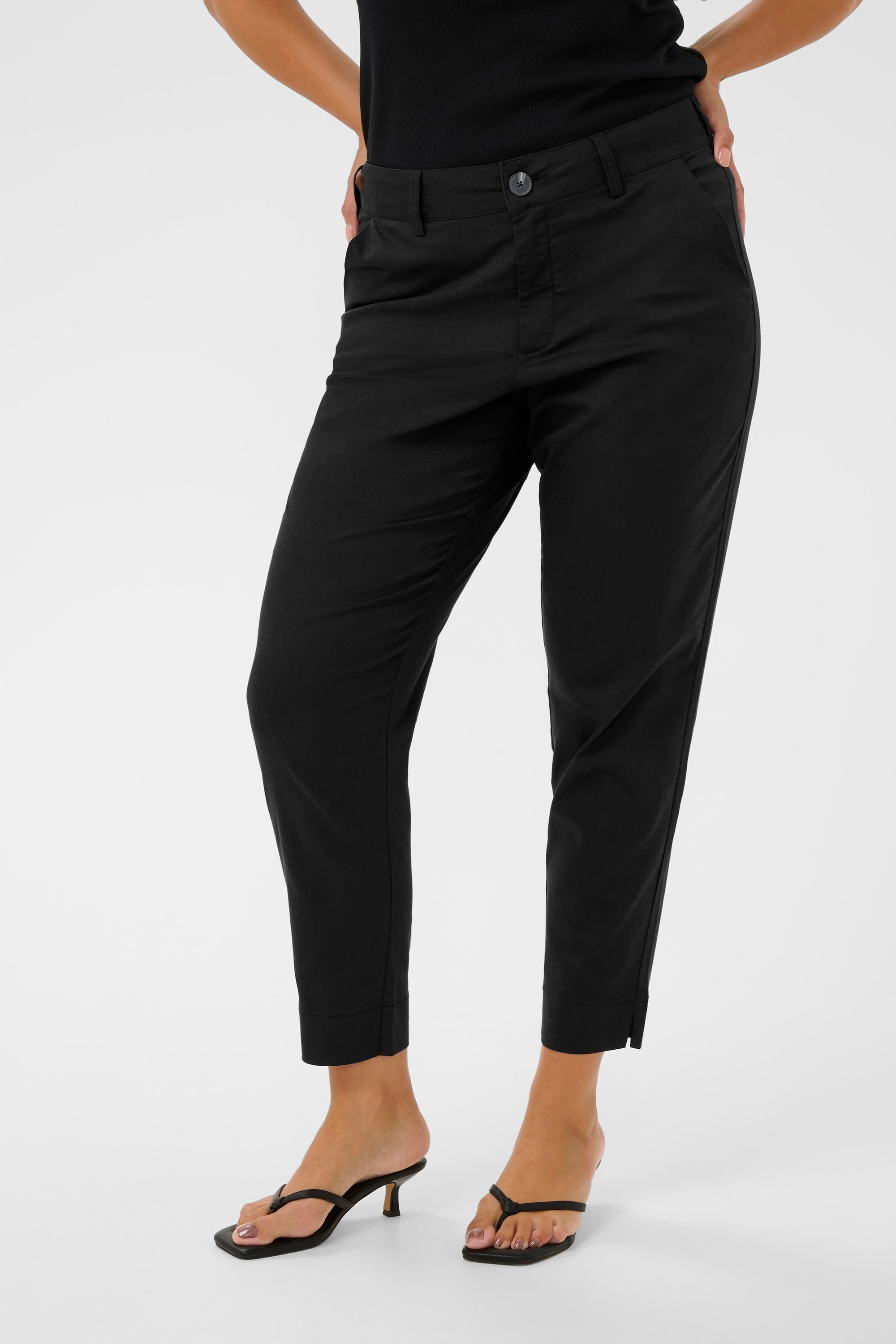 KAFFE Curve Stoffhose »Damen Casual Hose KCleana«