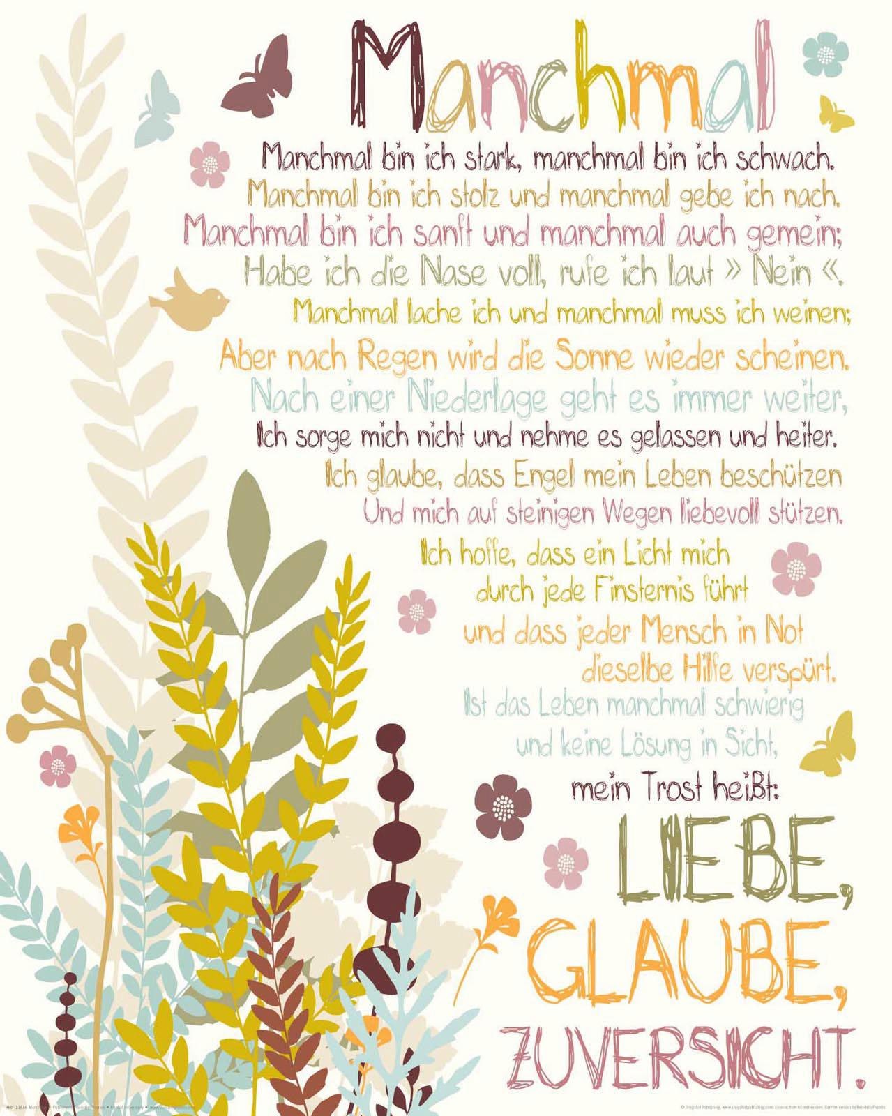 Home affaire Deco-Panel »Manchmal«