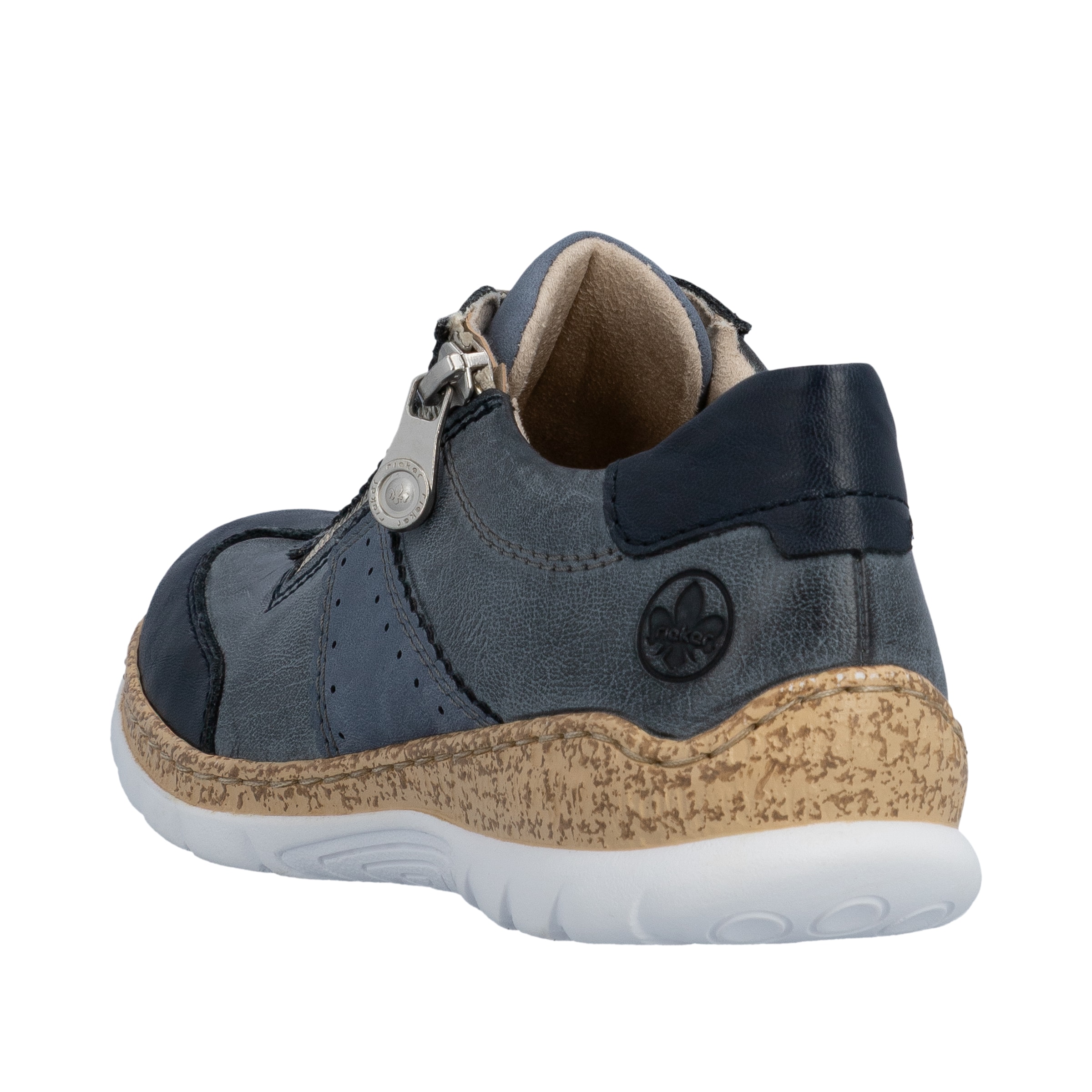 Rieker Sneaker  Schnürschuh, Halbschuh, Casual-Sneaker mit Reißverschluss