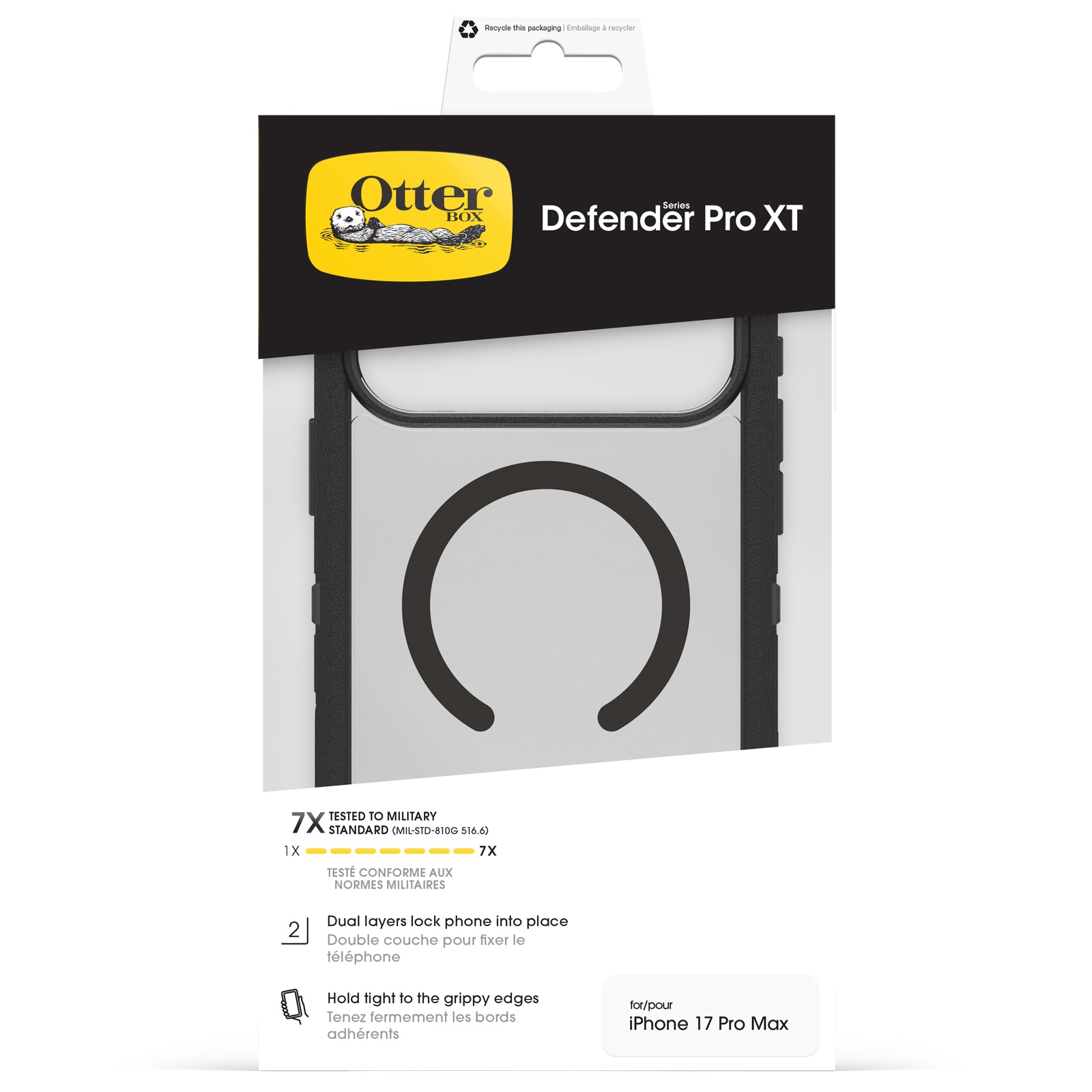 Otterbox Handyhülle »Defender Series Pro XT für Apple iPhone 17 Pro Max« Apple iPhone 17 Pro Max Backcover, Schutzhülle, Handyschutzhülle, Case, Schutzcase, stoßfest