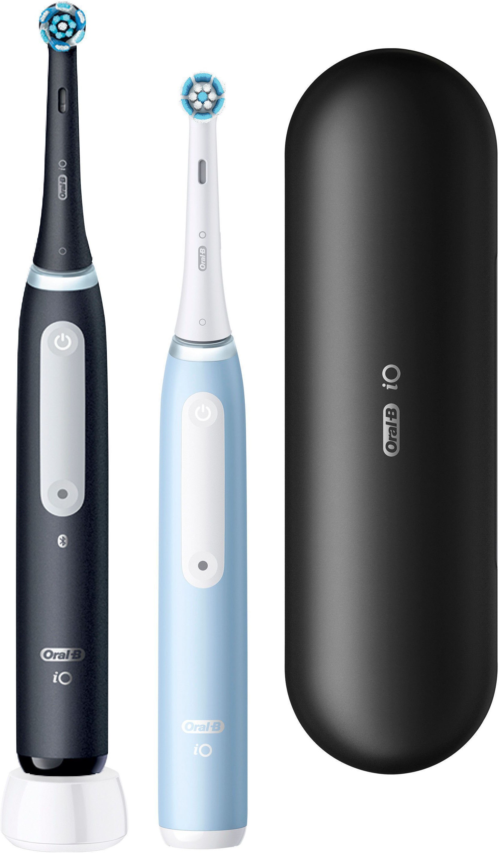 Oral-B Elektrische Zahnbürste »iO Series 3 Doppelpack« 2 Stk. Aufsteckbürsten Magnet-Technologie