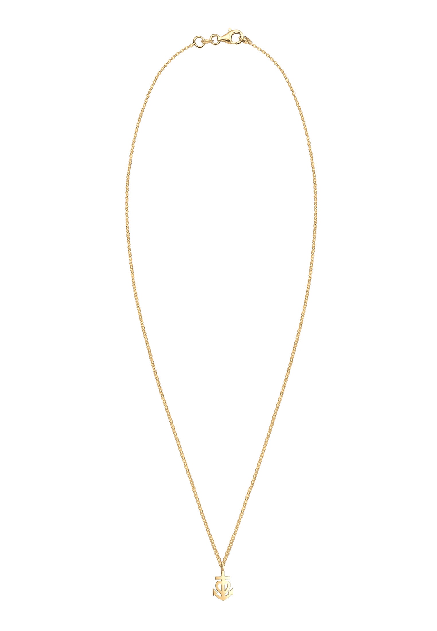 Elli Kette mit Anhänger »Halskette Anker Herz Kreuz 925 Sterling Silber«