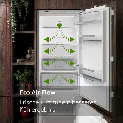 NEFF Einbaukühlschrank N 30 »KI1211SE0«, Fresh Safe: Schublade für flexible Lagerung von Obst & Gemüse