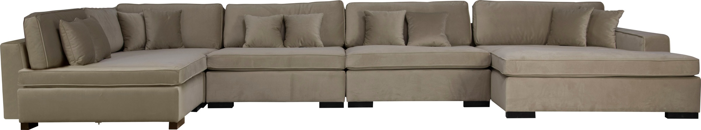 Guido Maria Kretschmer Home&Living Wohnlandschaft »Skara XXL U-Form«, Lounge-Sofa XXL mit Federkern-Polsterung, in vielen Bezugsvarianten