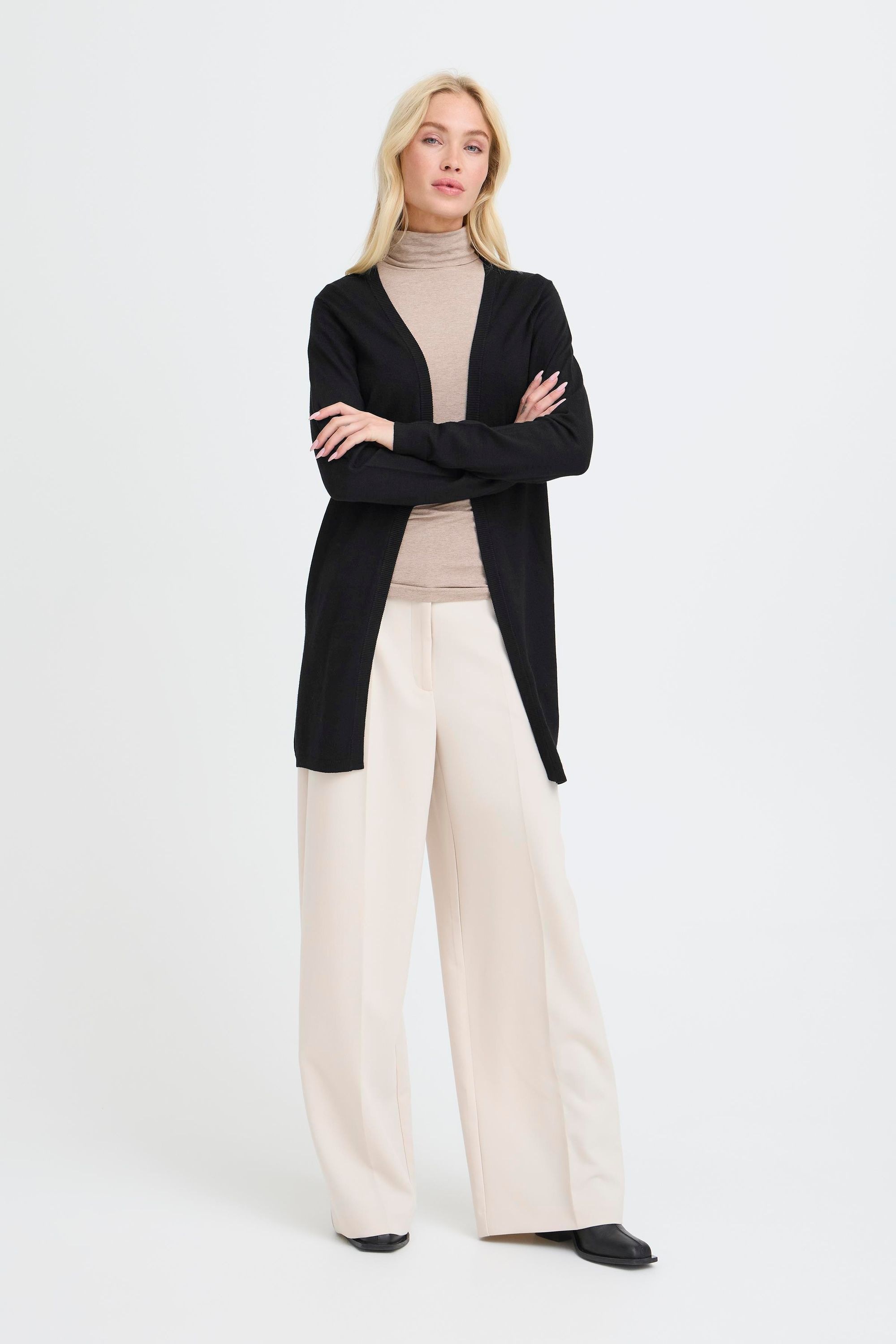 OXMO Strickjacke »Strickjacke OXAIDA LONG«