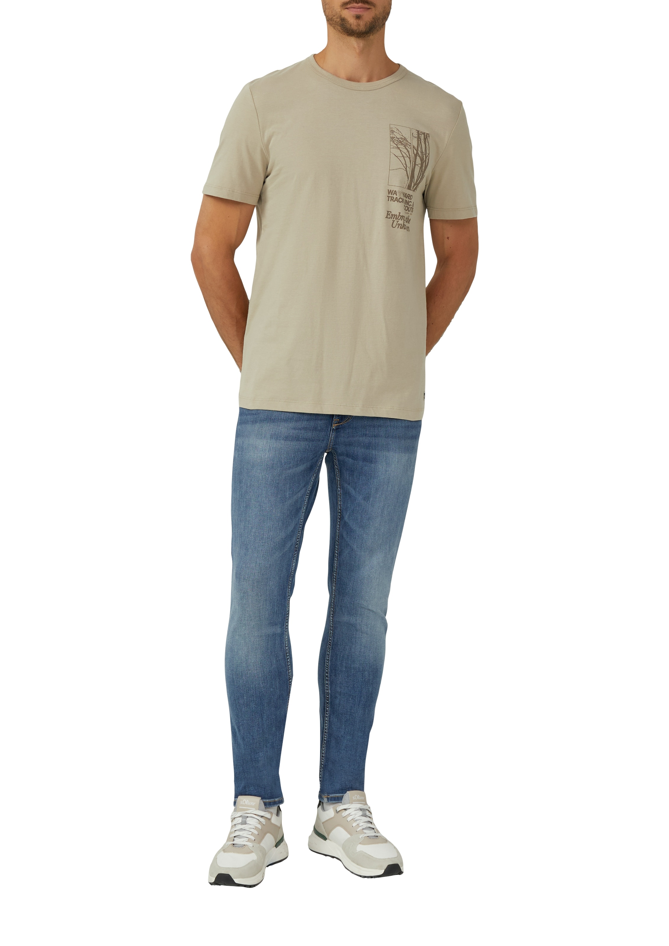 s.Oliver T-Shirt, mit Print
