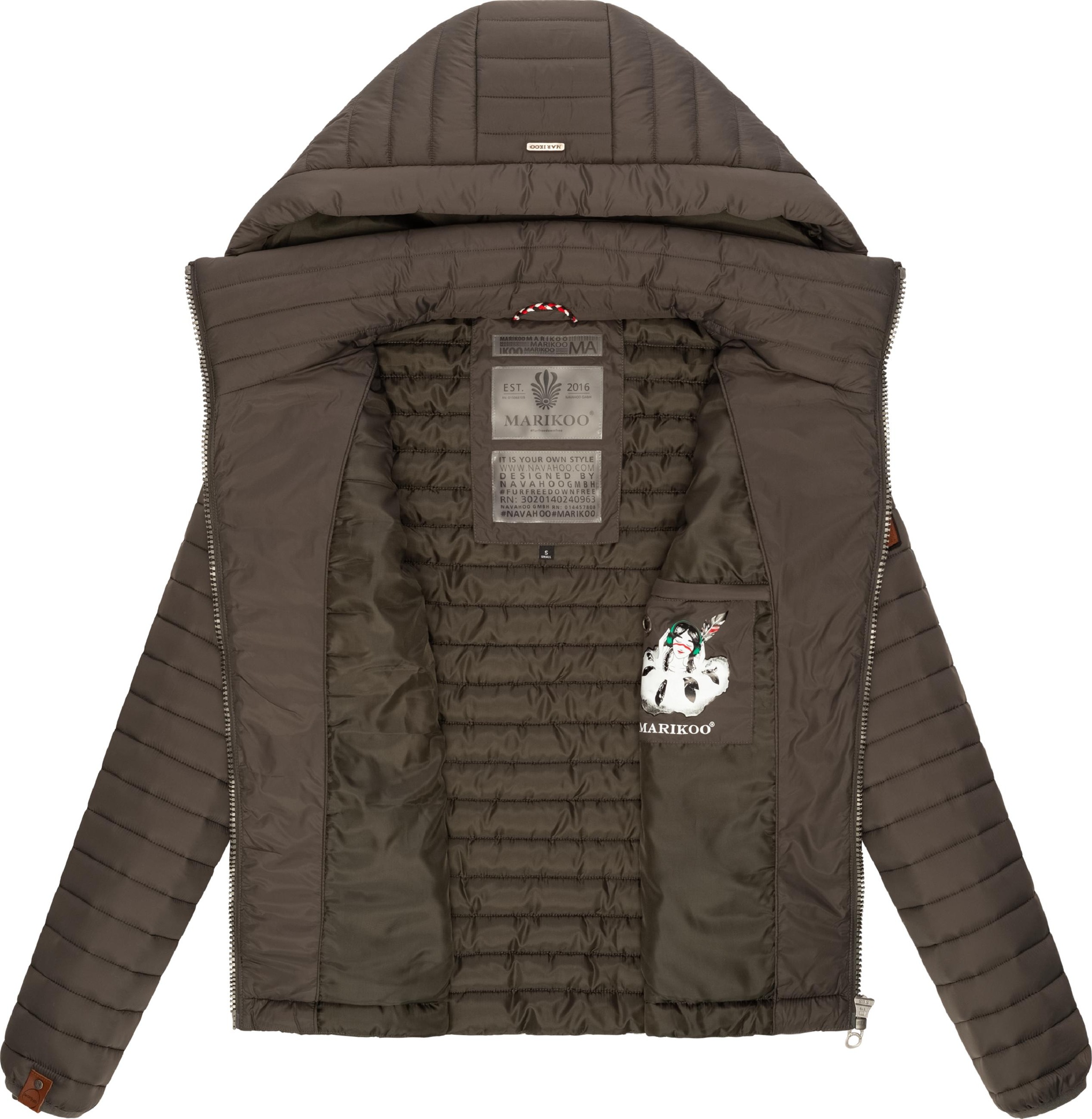 Marikoo Steppjacke »Übergangsjacke Löwenbaby«