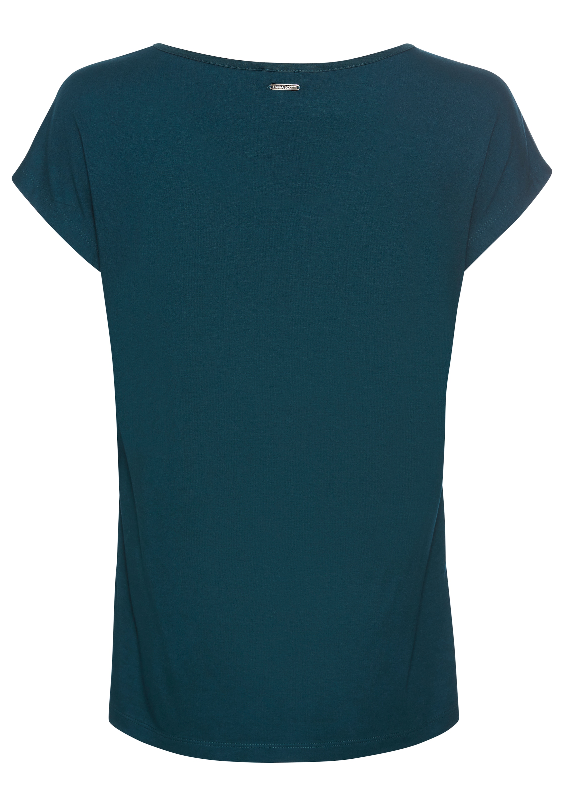 Laura Scott Shirtbluse, aus Satin und Jersey