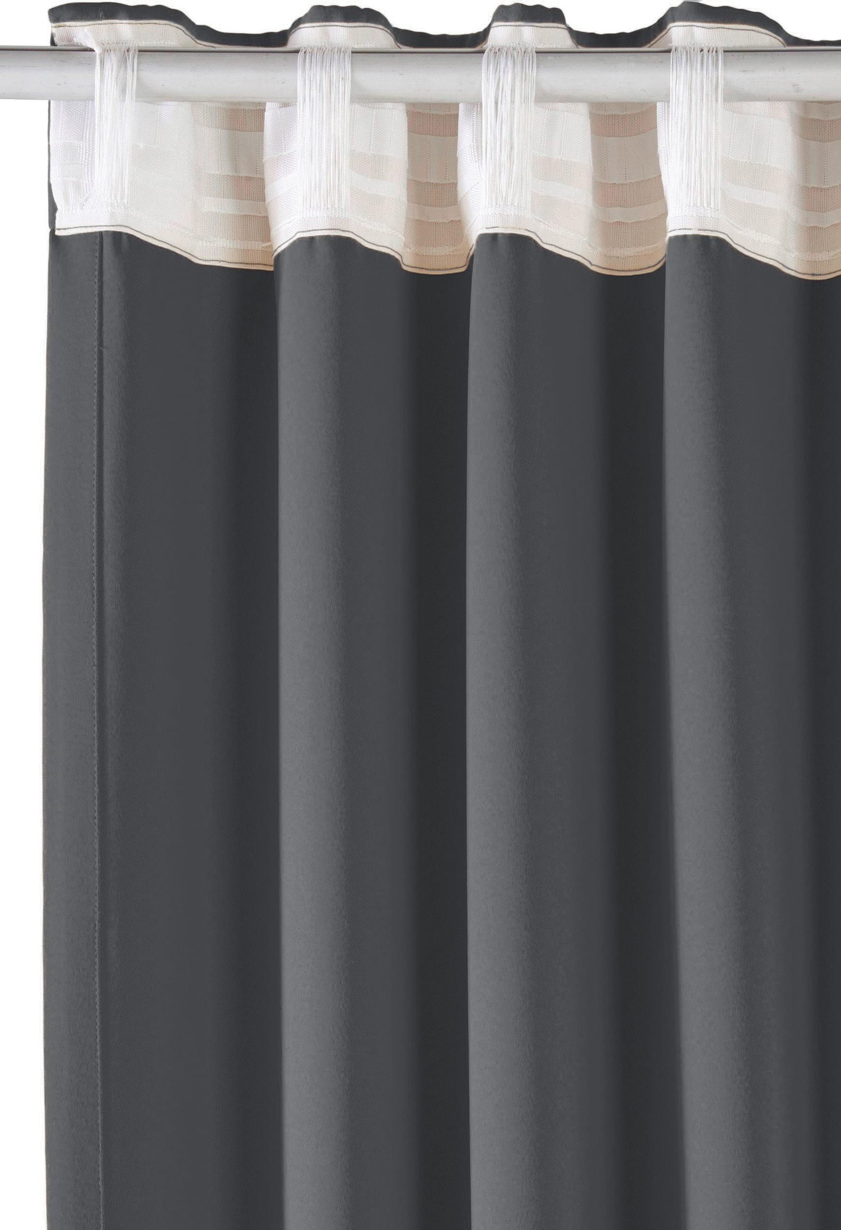 my home Vorhang »Sola«, (1 St.), Breite 130 cm und 270 cm, einfarbig,  Verdunkelung, Überbreite bestellen bei OTTO