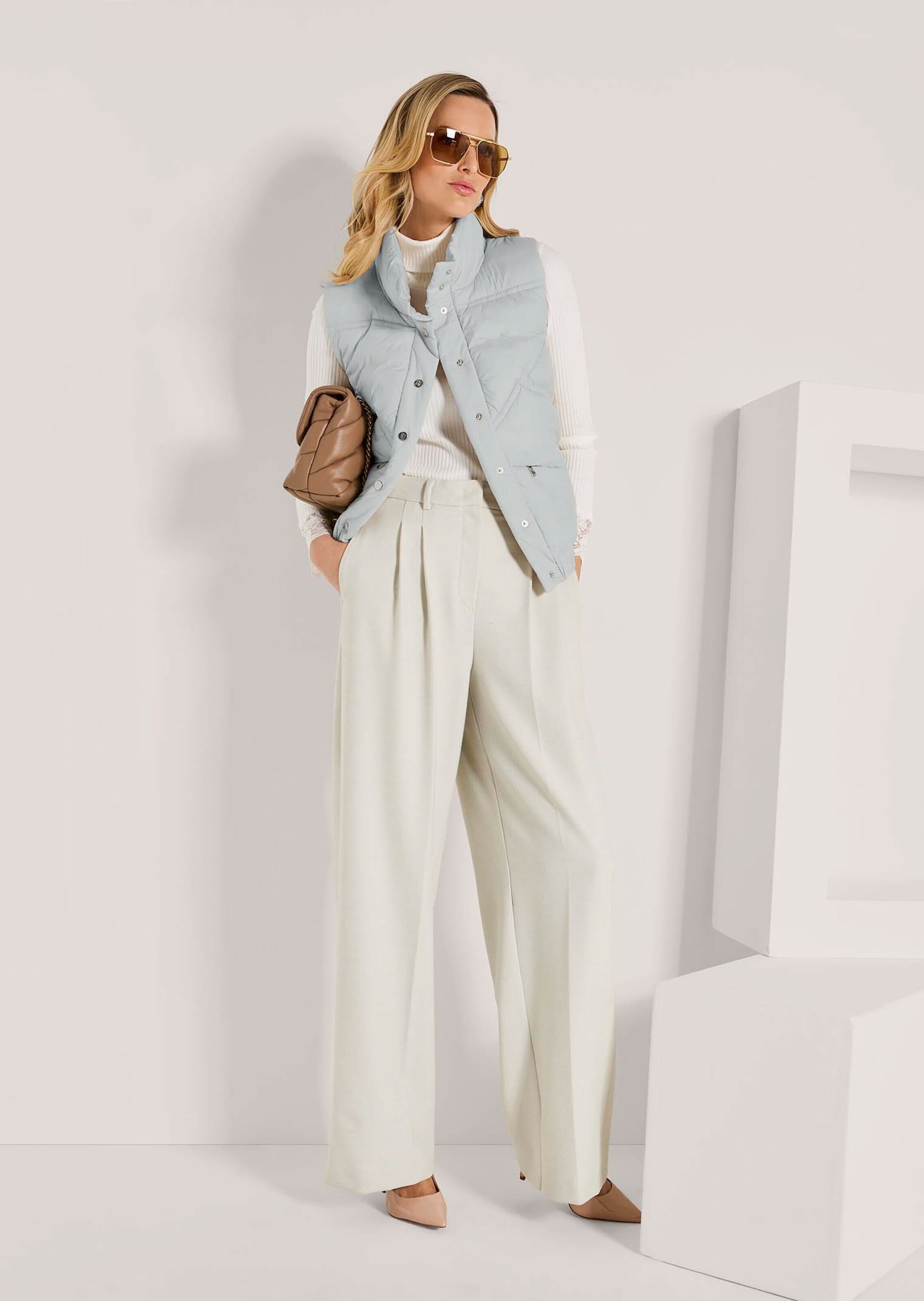 MADELEINE Kurzweste »Steppweste Leicht wattierte Damenweste«