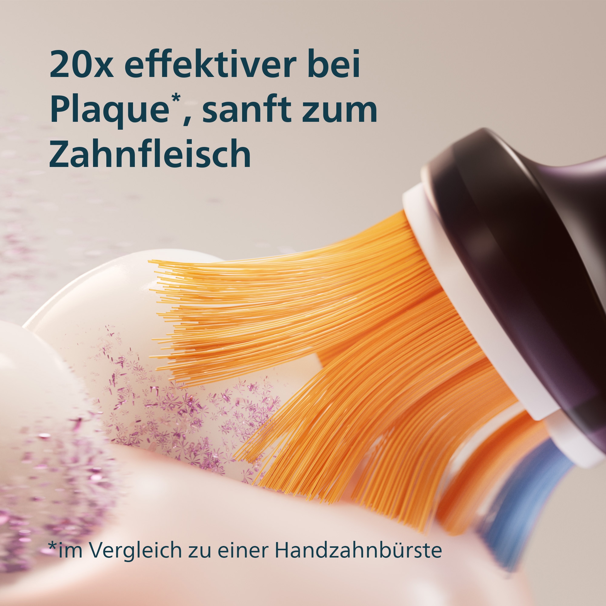 Philips Sonicare »DiamondClean 9400, HX9917« 2 Stk. Aufsteckbürsten mit integriertem Drücksensor, 4 Putzprogramme und 3 Intensitätsstufen
