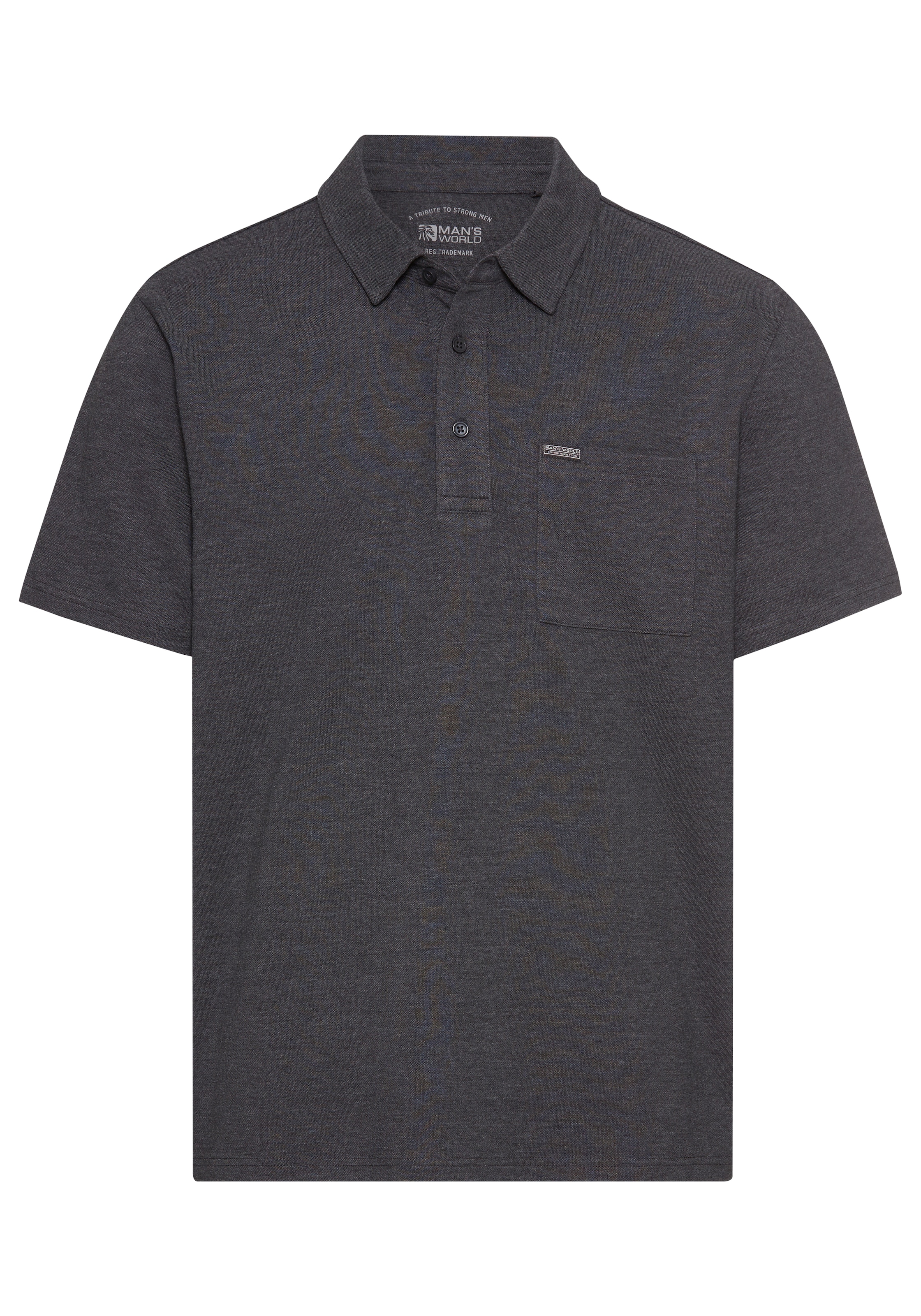 Man's World Poloshirt, mit Brusttasche
