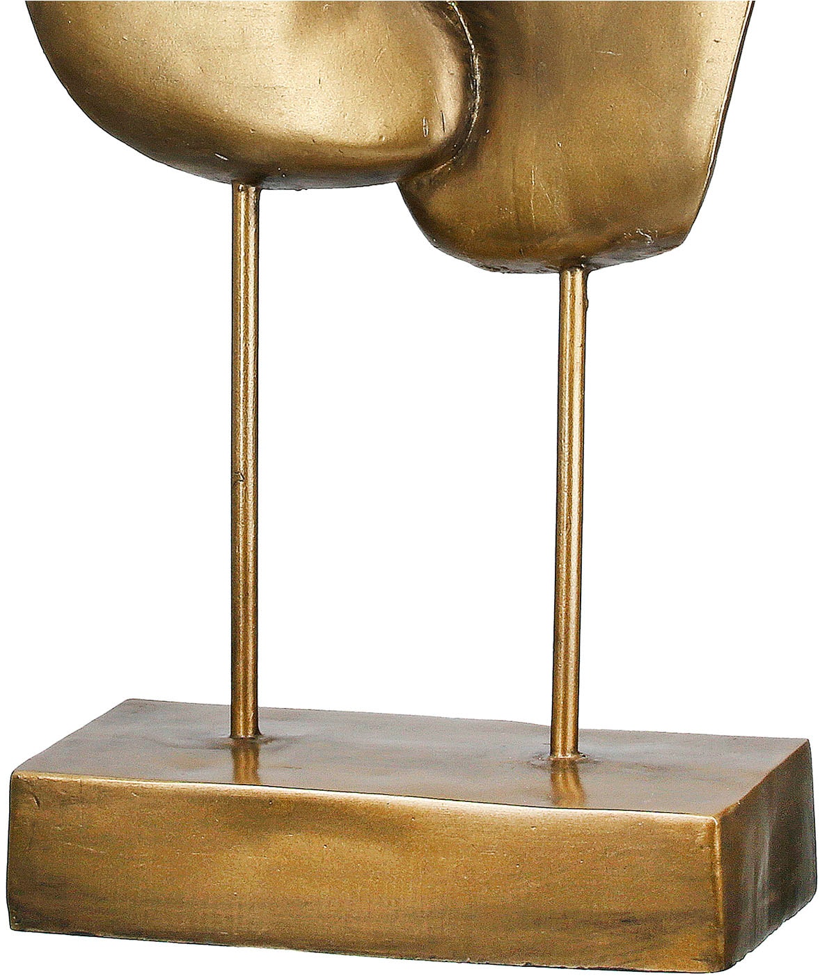 Casablanca by Gilde Dekoobjekt »Skulptur Kuss goldfarben H. 41,5 cm«