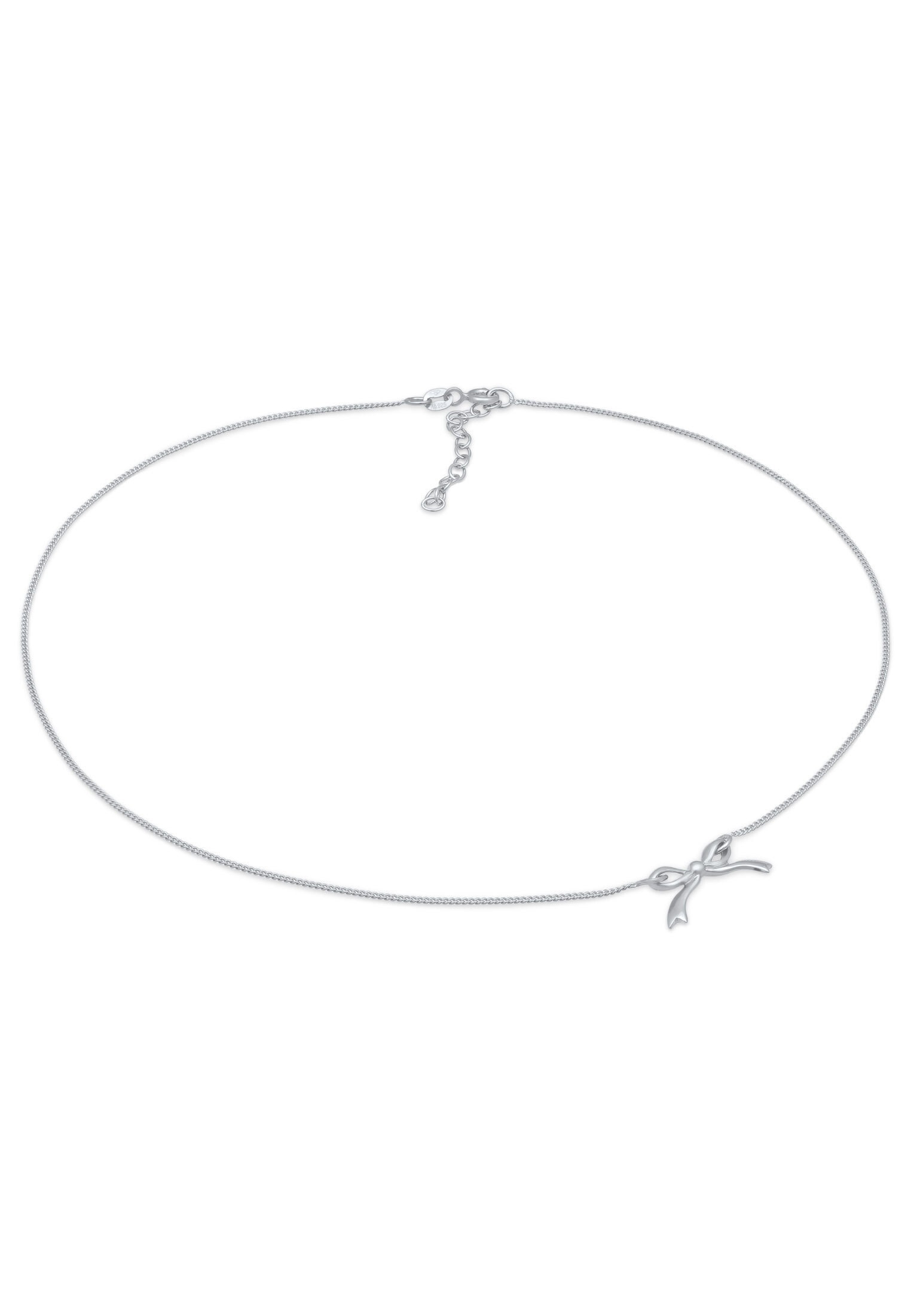 Elli Kette mit Anhänger »Halskette Schleife Choker Romantik 925 Sterling Silber«