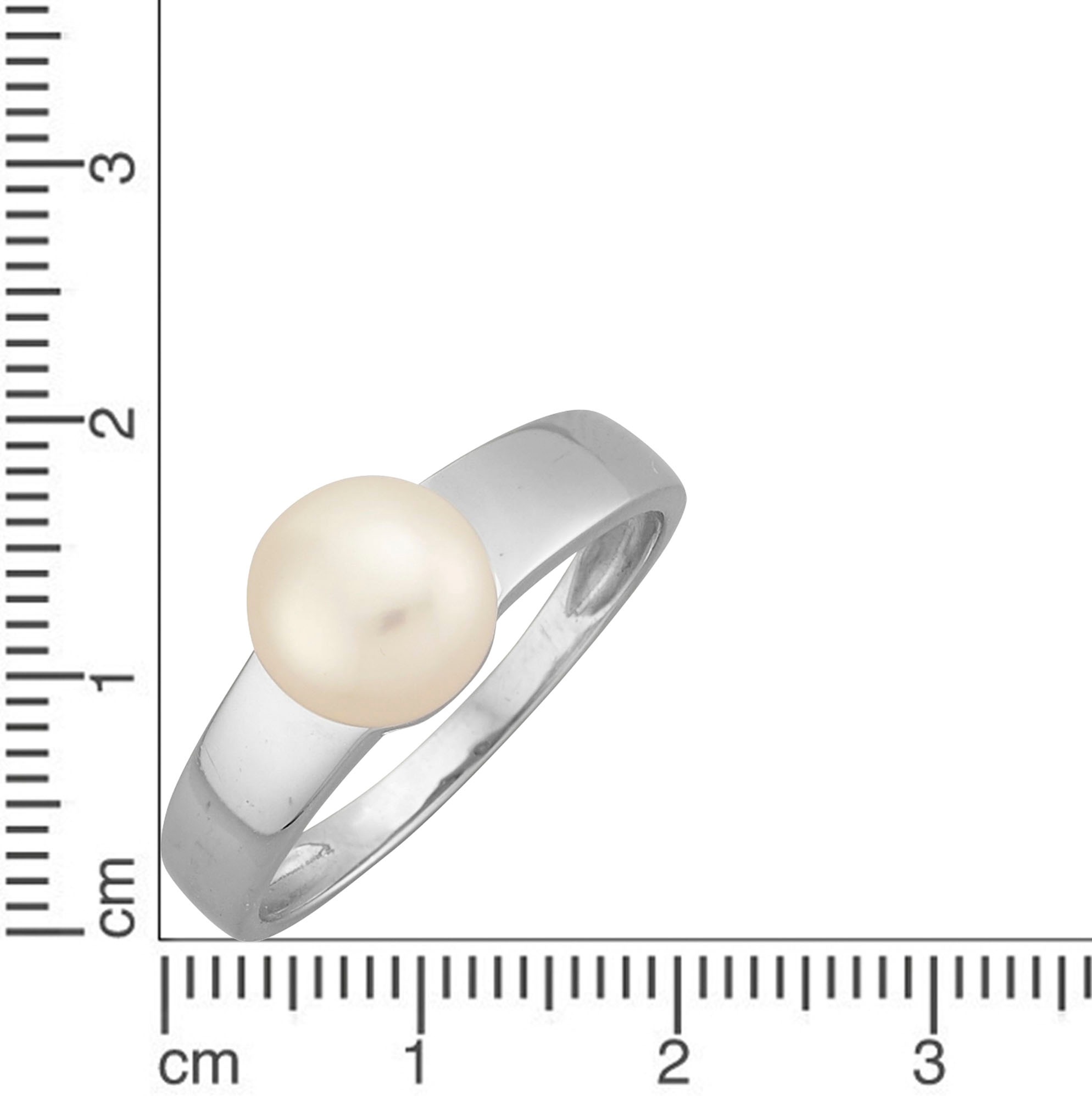 Firetti Fingerring »Schmuck Geschenk Silber 925 Damenring Ring«, mit Muschelkernperle