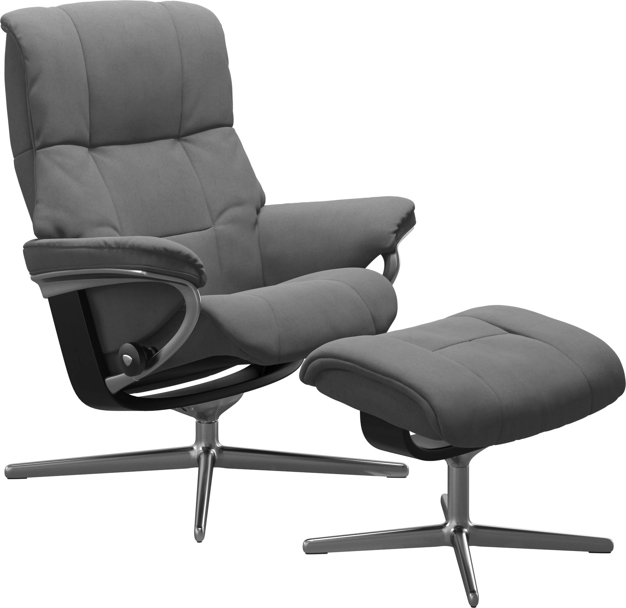 Stressless® Fußhocker »Mayfair« mit Cross Base, Größe S, M & L, Holzakzent Schwarz