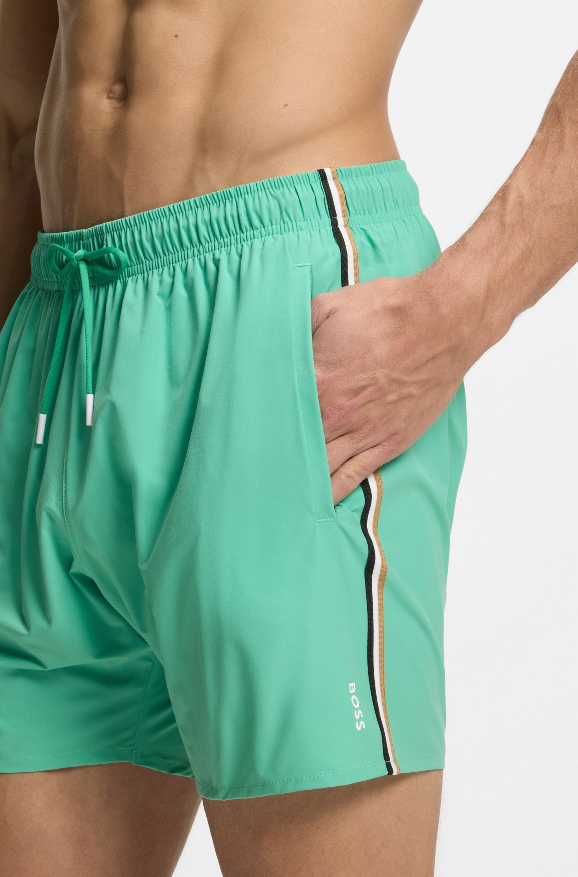 BOSS Badeshorts »Iconic« mit Gesäßtasche