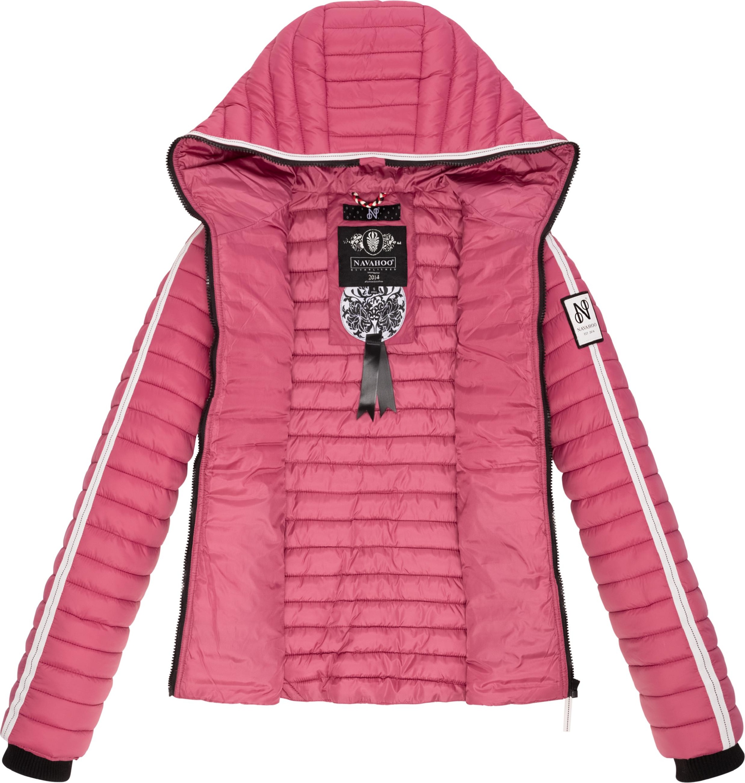 Navahoo Steppjacke »Übergangsjacke Kimuk Prc«, mit Kapuze, leichte Übergangsjacke mit Kapuze