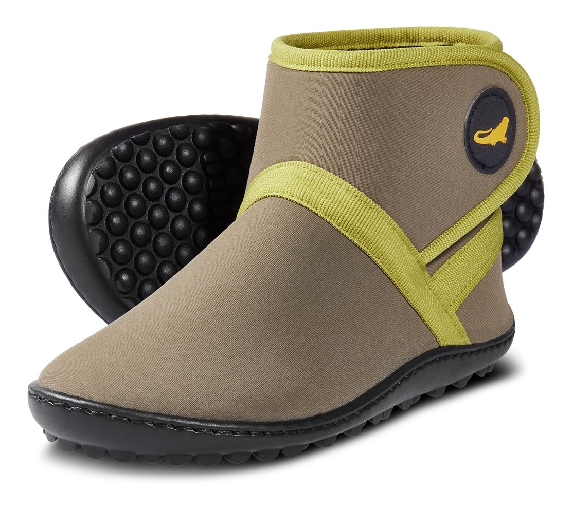 Leguano Barfußschuh »LEGUANITO THERMO«  , Klettschuh, Kinderschuh, Boots mit wasserabweisender TEX-Ausstattung