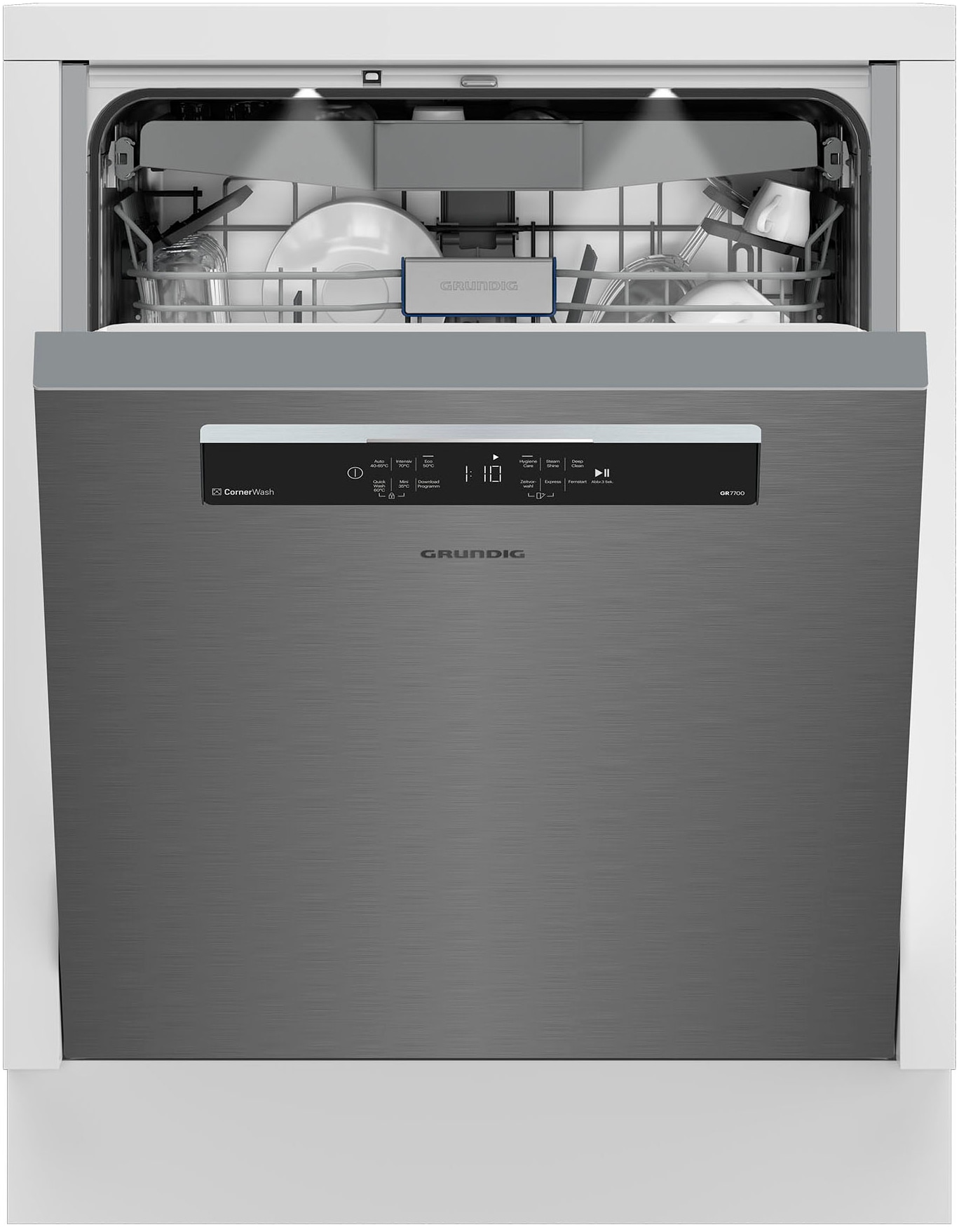 Grundig Unterbaugeschirrspüler »GNUP4510XCW 7696701677«, GNUP4510XCW 7696701677, 14 Maßgedecke