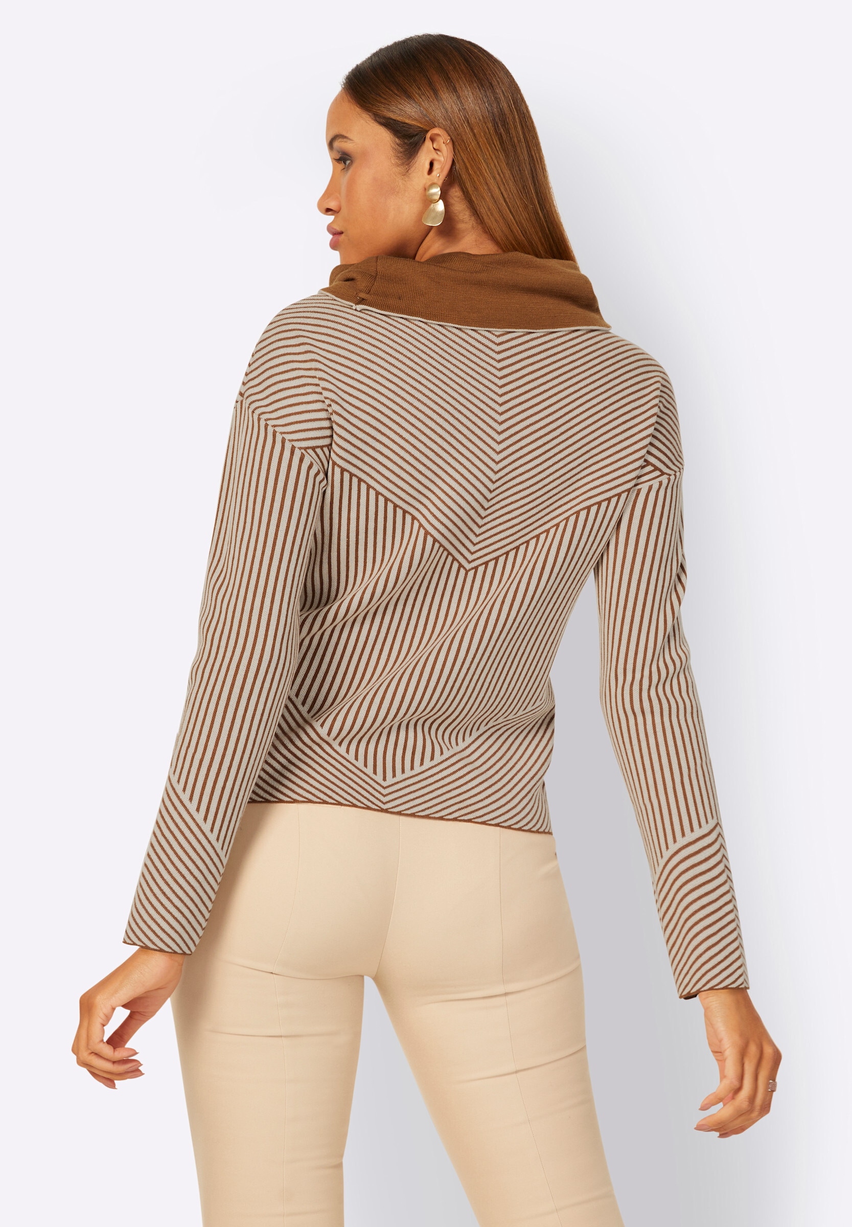 creation L Longpullover »Pullover Rollkragenpullover in Modal-Mischung«