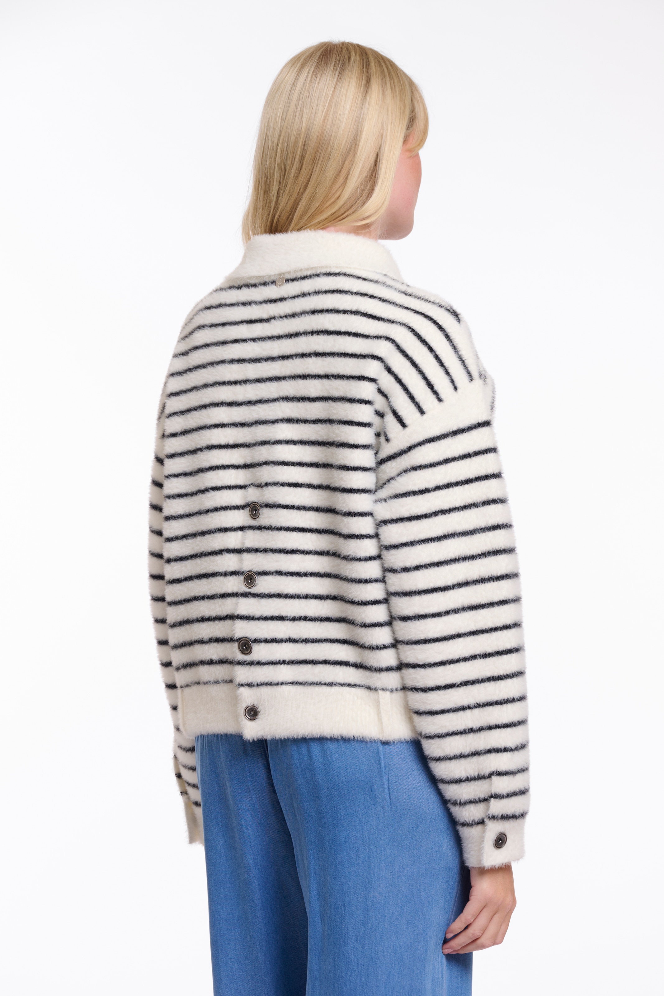 Rino & Pelle Strickjacke »BUBBLY« mit flauschiger Optik