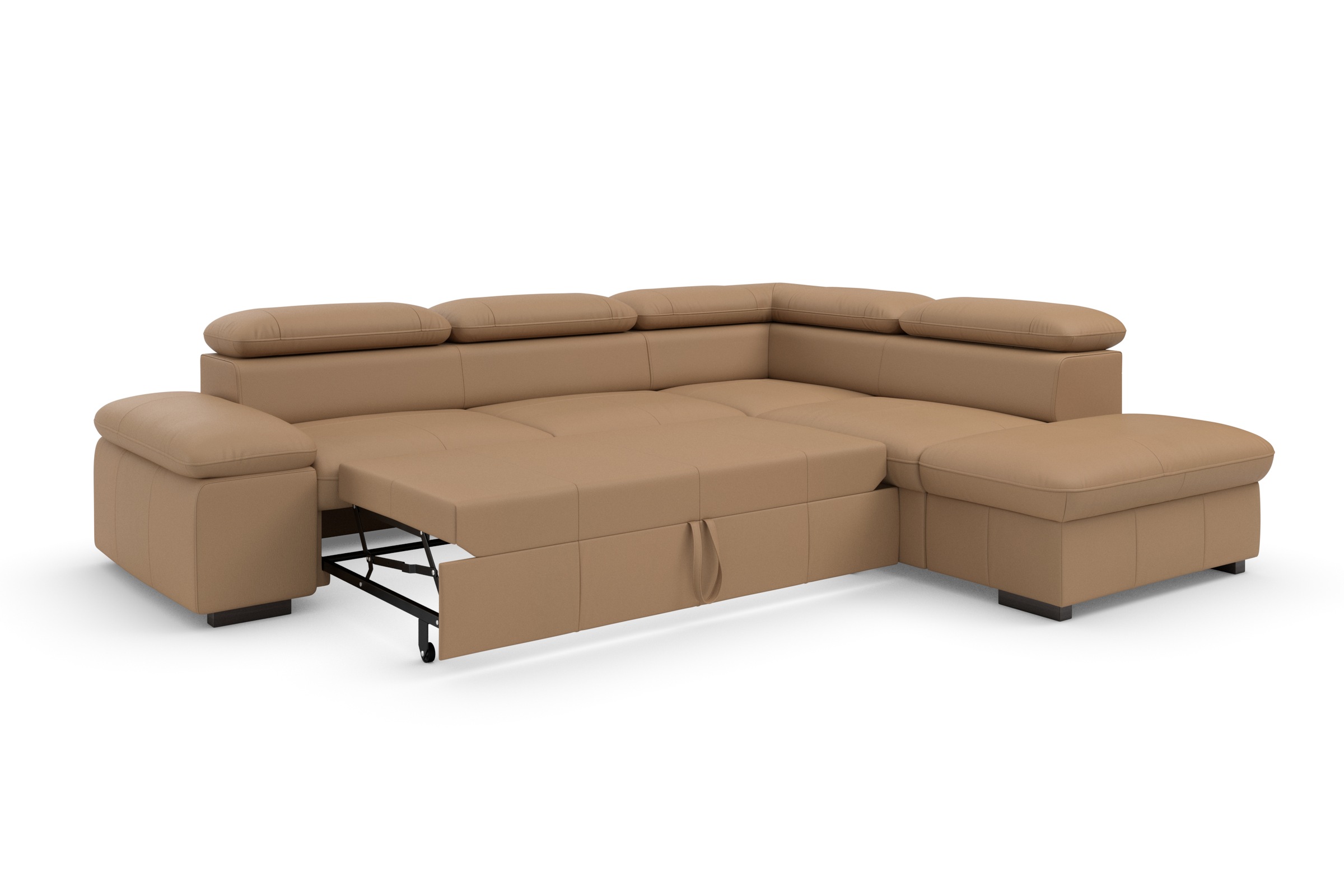 Home affaire Ecksofa »Alberto L-Form«, mit Kopfteilverstellung, wahlweise mit Bettfunktion
