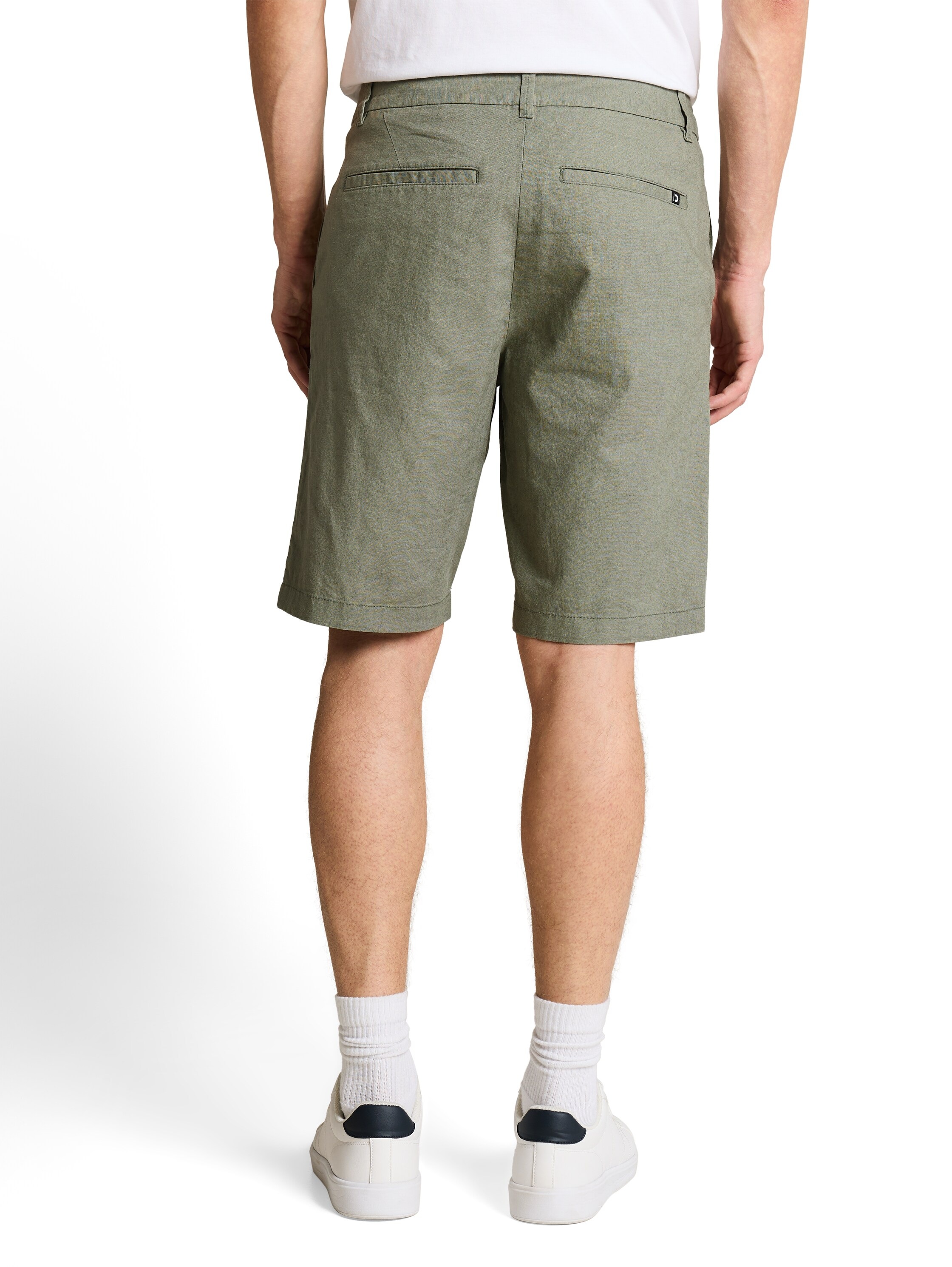 TOM TAILOR Denim Chinoshorts  aus Leinen
