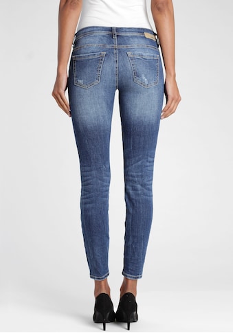 GANG Skinny-fit-Jeans »Faye«, mit Destroyed-Effekten kaufen