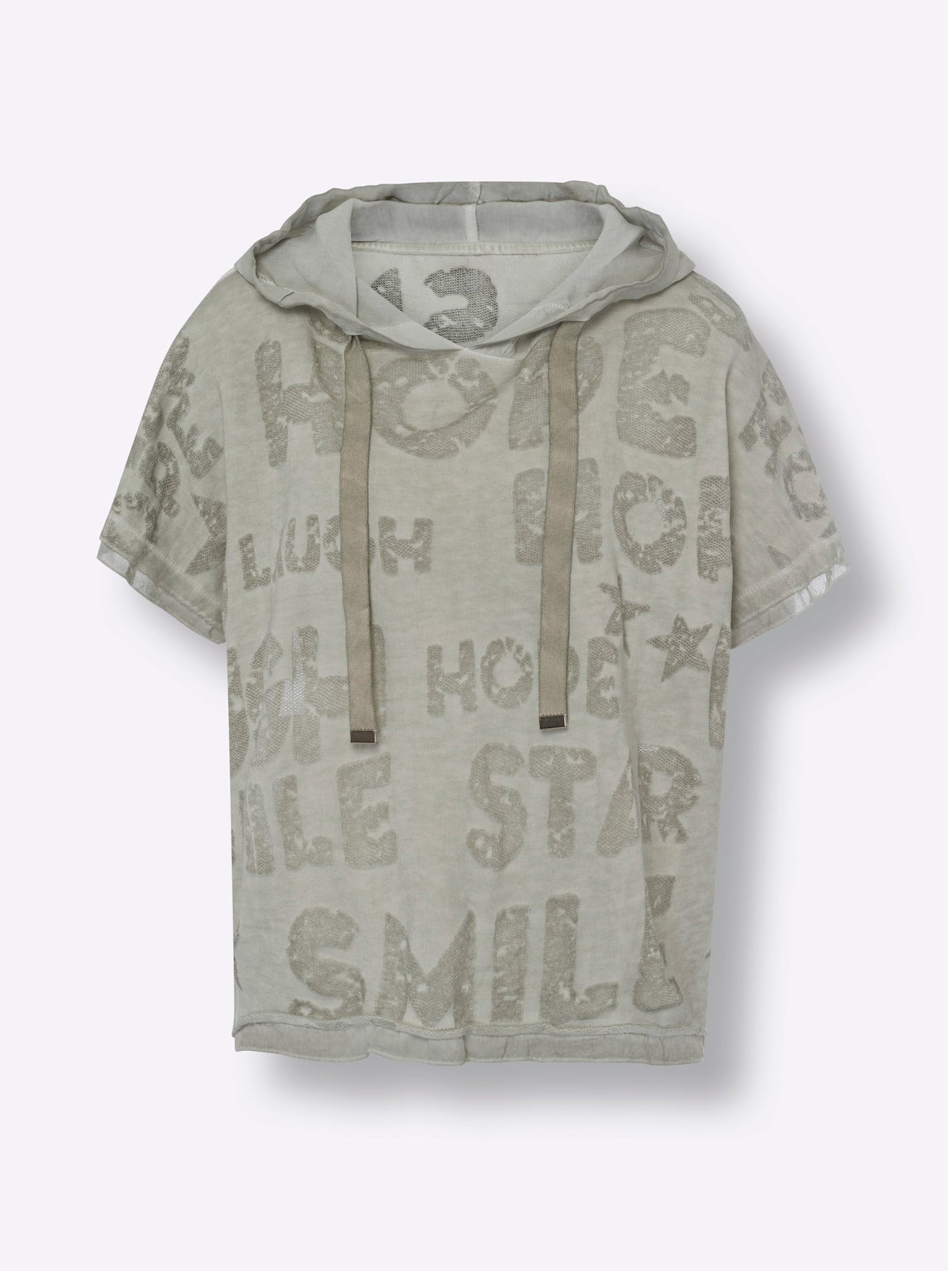heine Kurzarmshirt »Kapuzen-Shirt«, (1 tlg.)